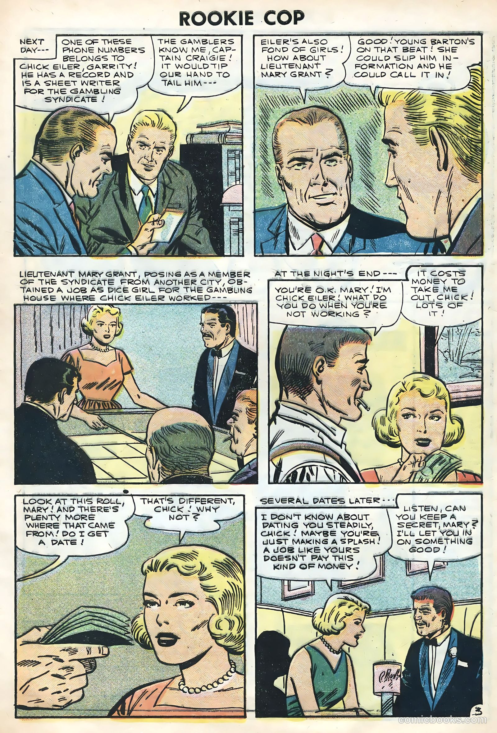 Rookie Cop #29 (1956) — page 5 of 36