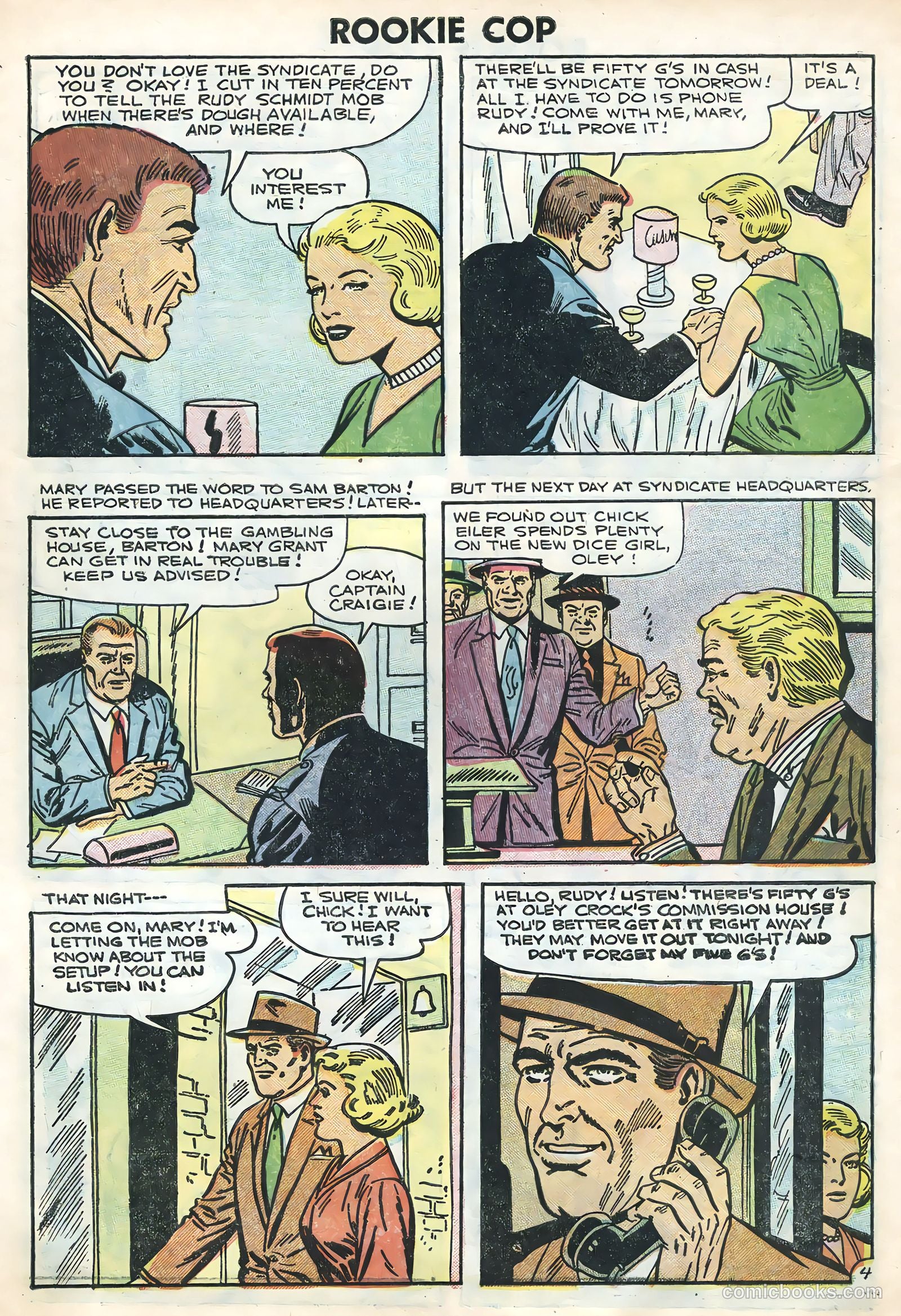 Rookie Cop #29 (1956) — page 7 of 36