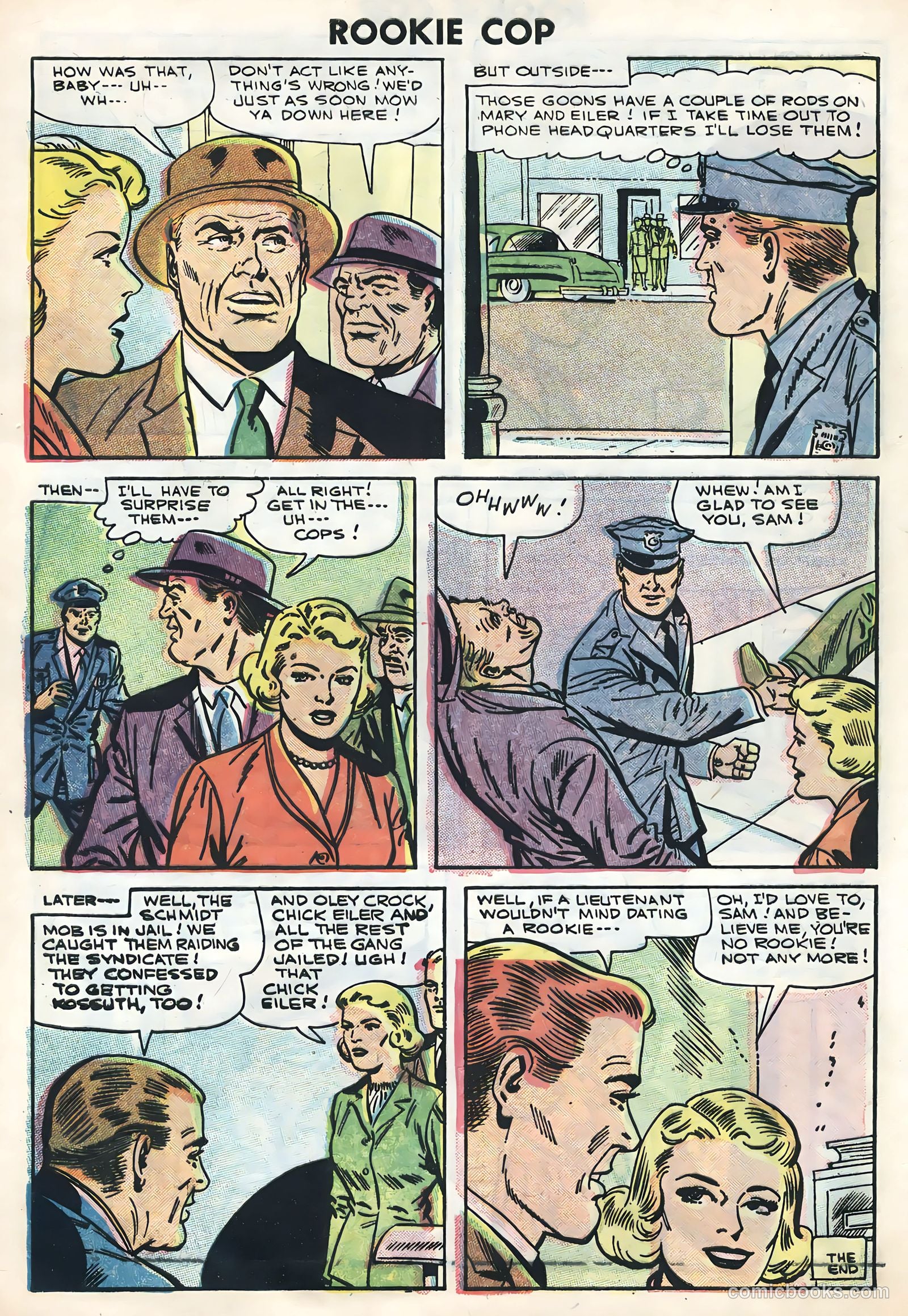 Rookie Cop #29 (1956) — page 8 of 36