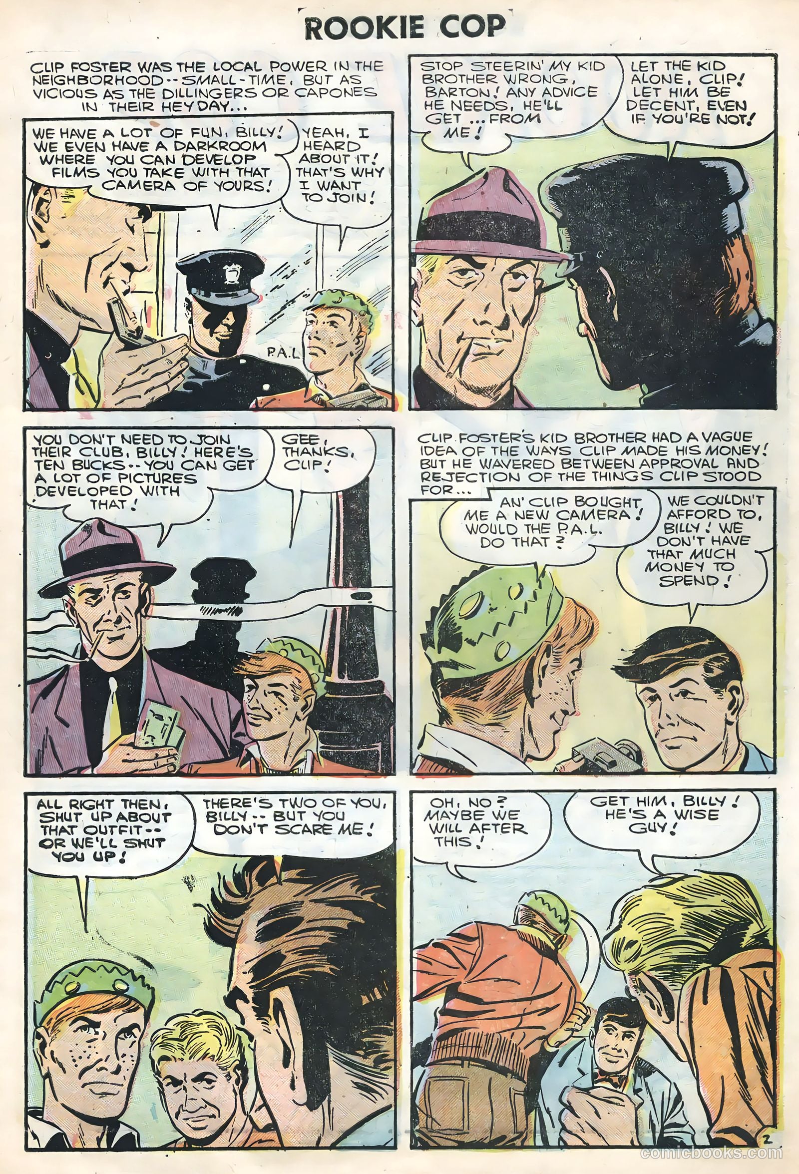 Rookie Cop #29 (1956) — page 10 of 36