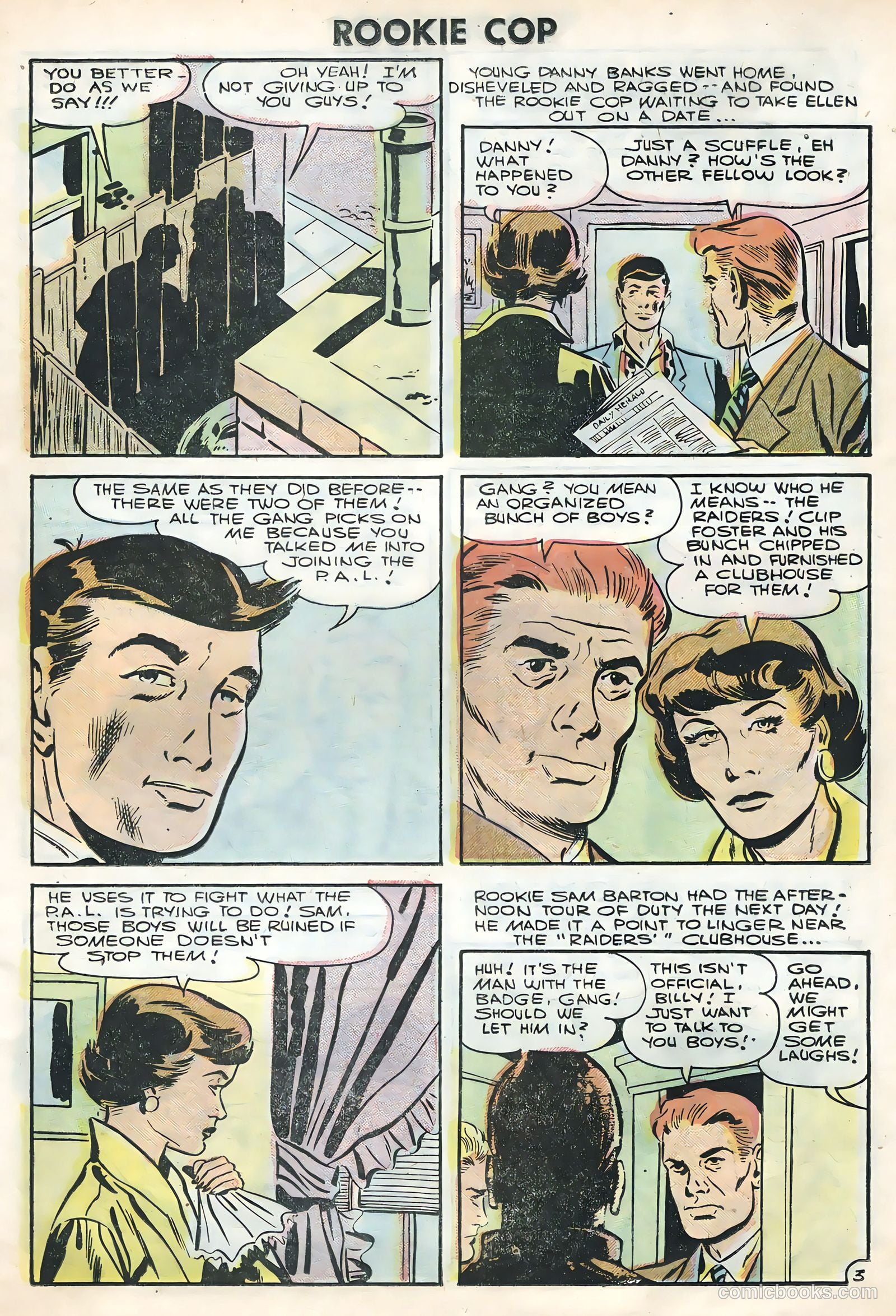 Rookie Cop #29 (1956) — page 11 of 36