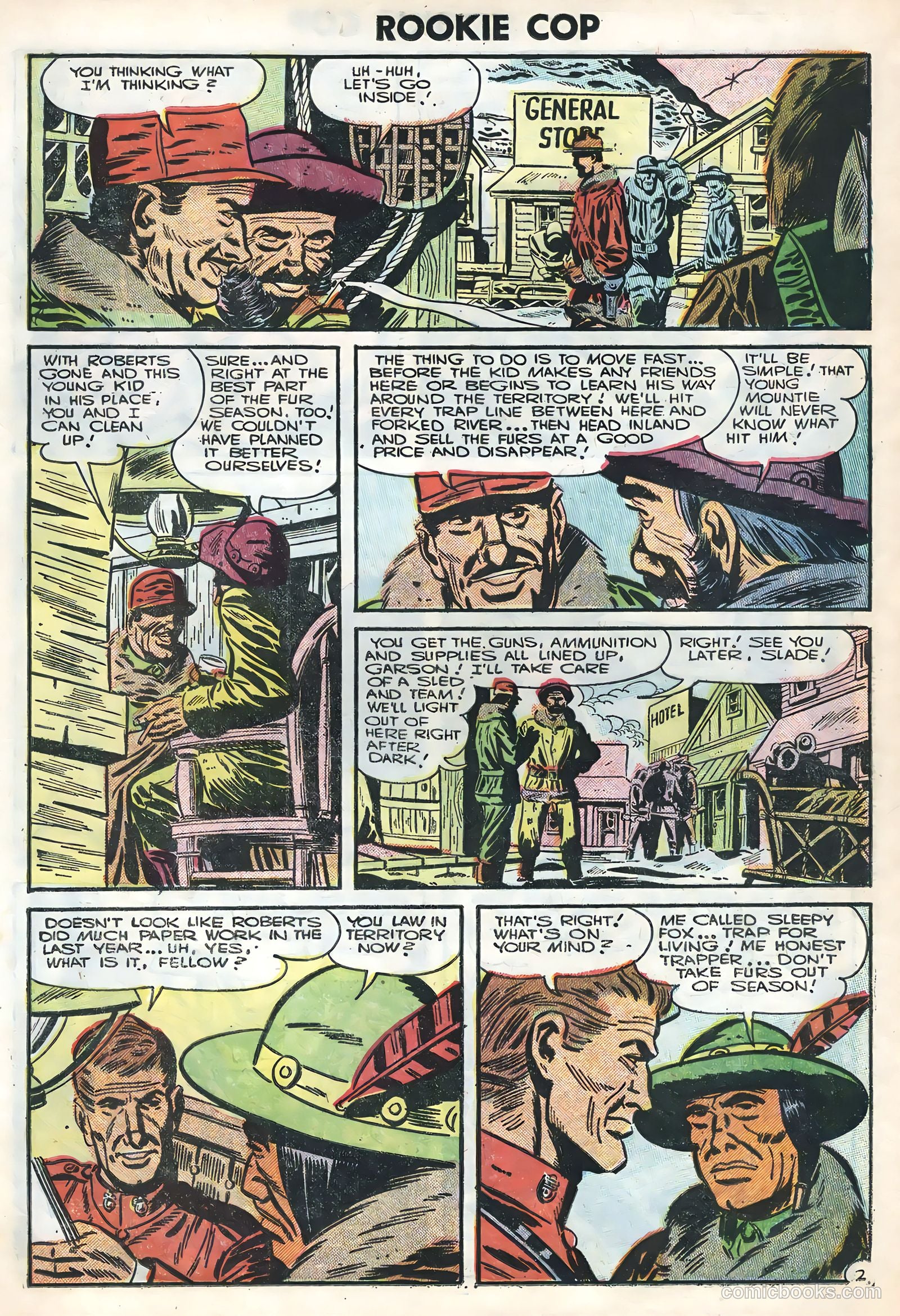 Rookie Cop #29 (1956) — page 19 of 36