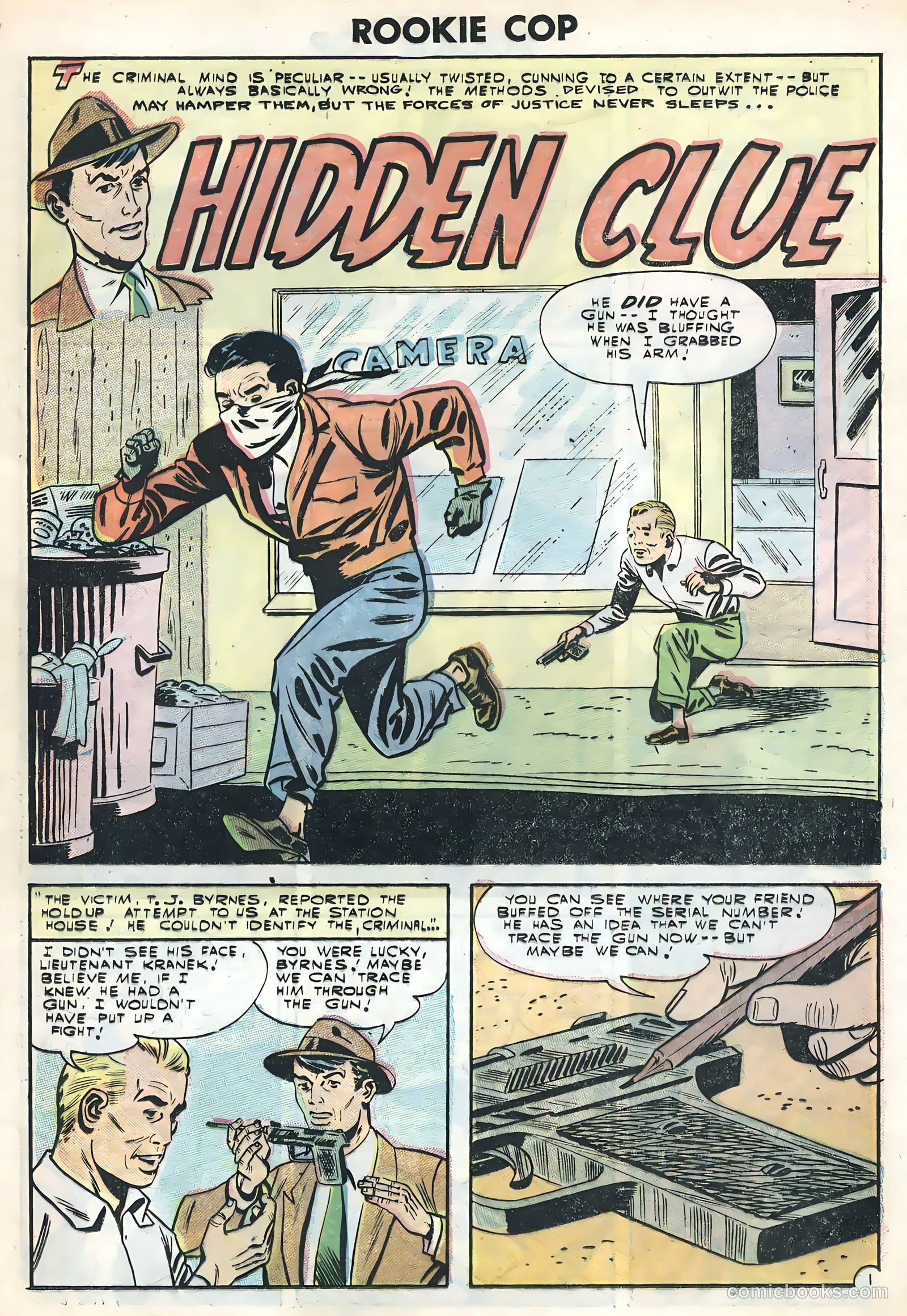 Rookie Cop #29 (1956) — page 24 of 36