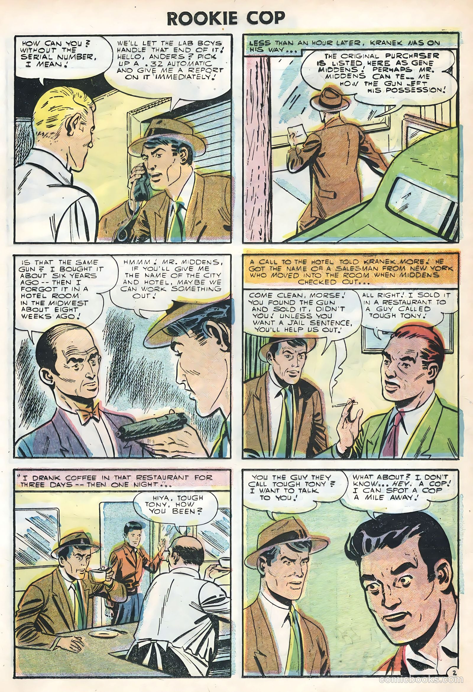 Rookie Cop #29 (1956) — page 25 of 36