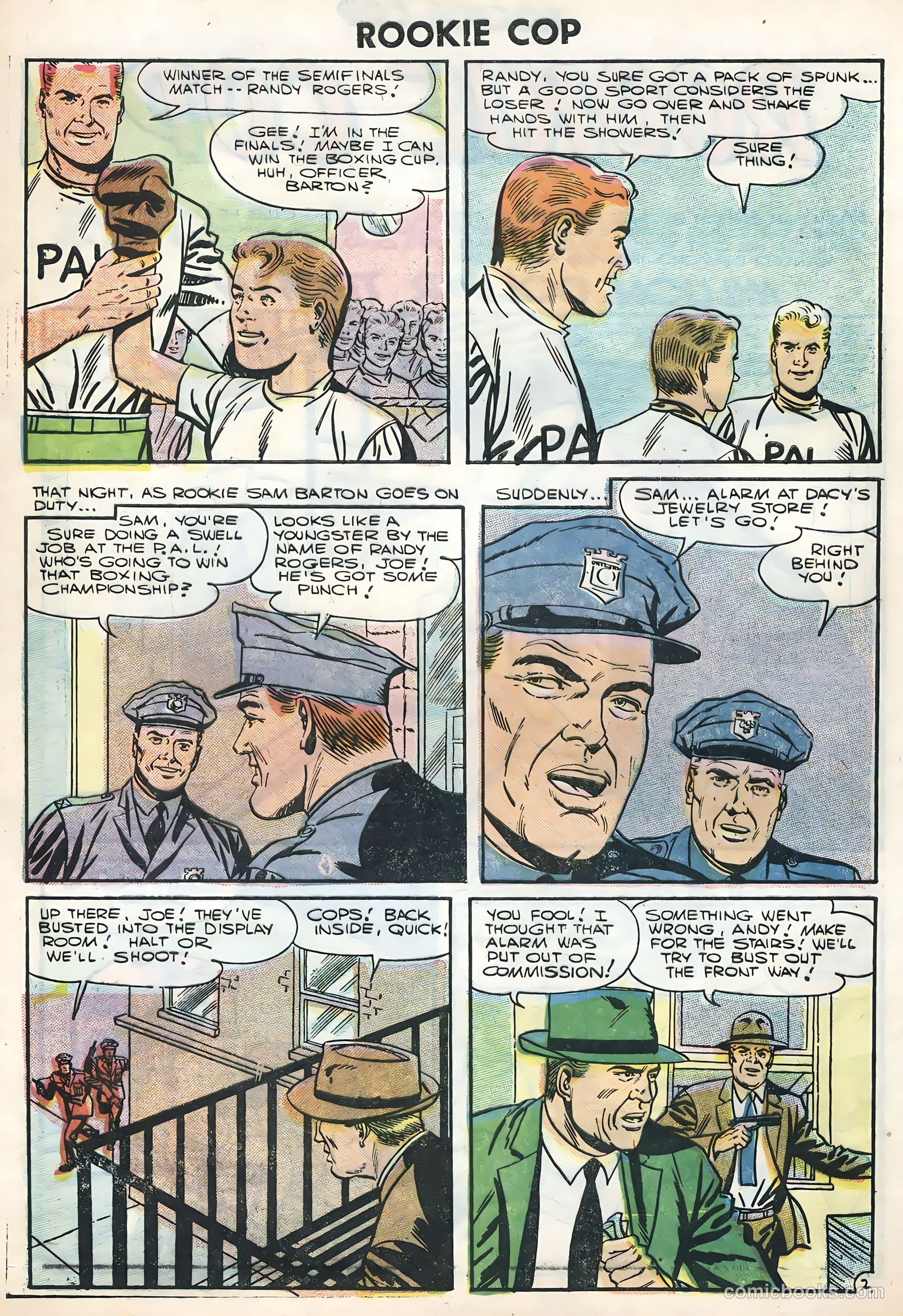Rookie Cop #29 (1956) — page 28 of 36