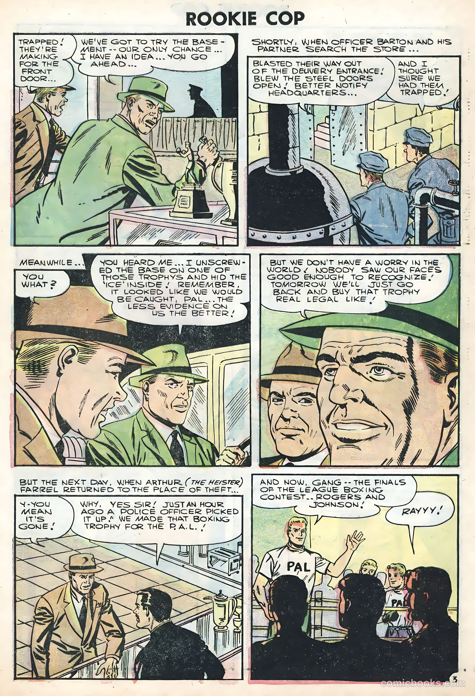 Rookie Cop #29 (1956) — page 29 of 36