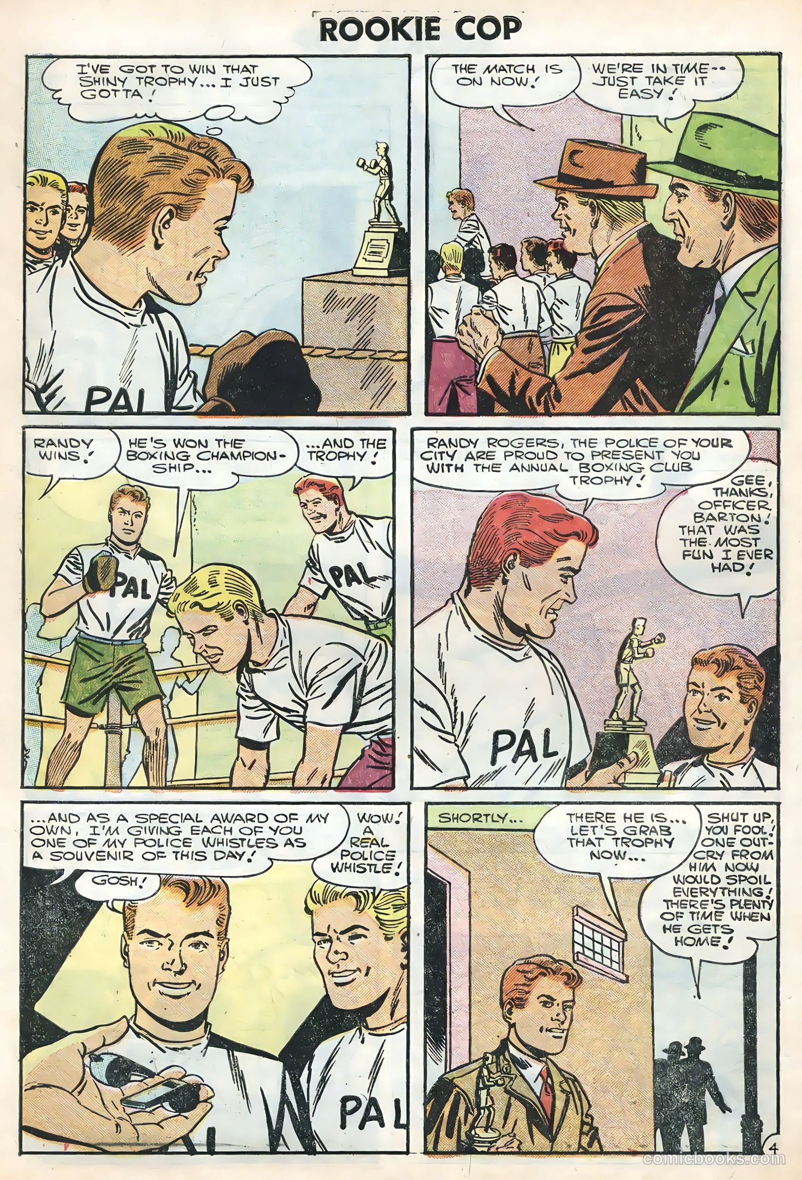 Rookie Cop #29 (1956) — page 30 of 36