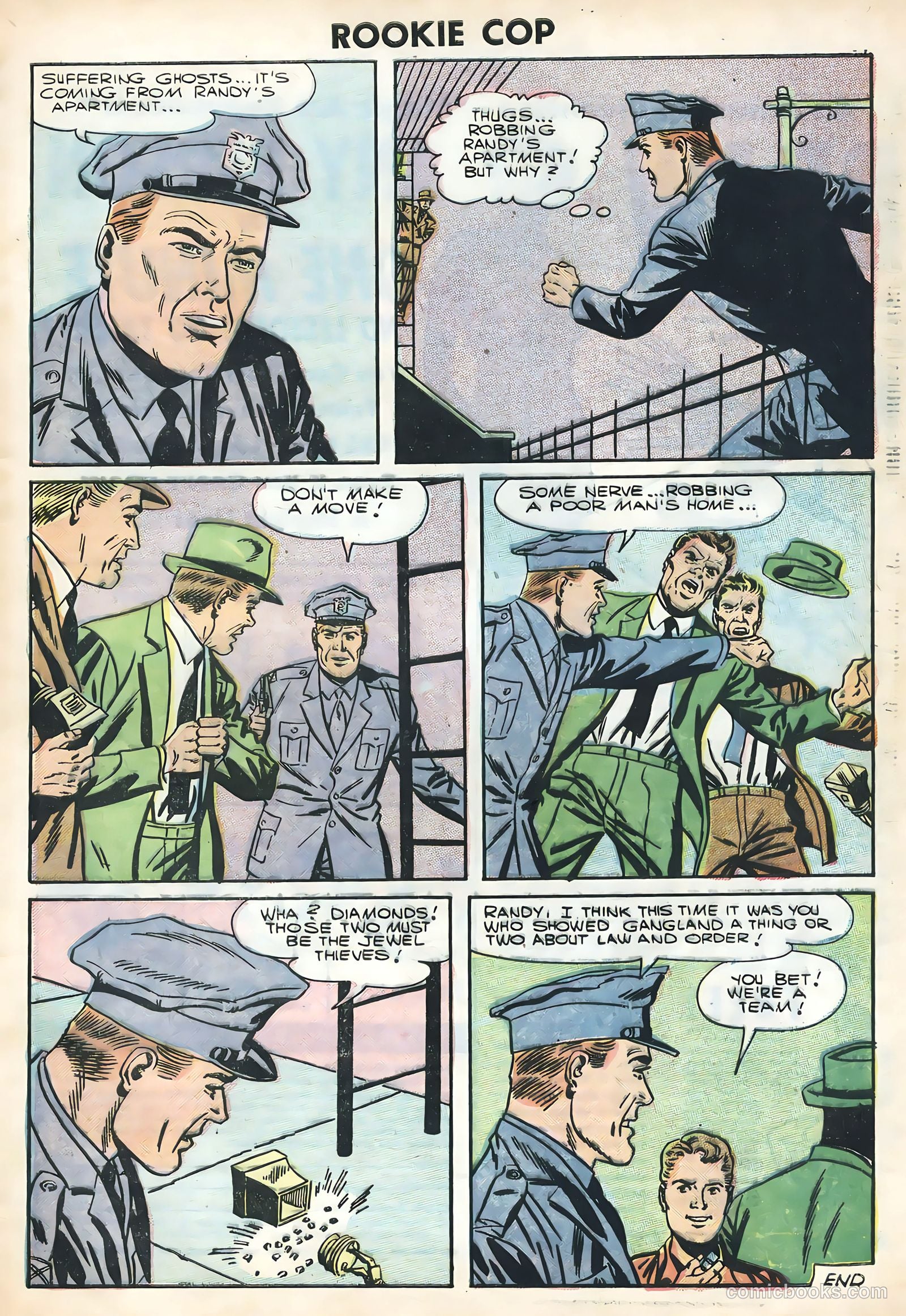 Rookie Cop #29 (1956) — page 33 of 36