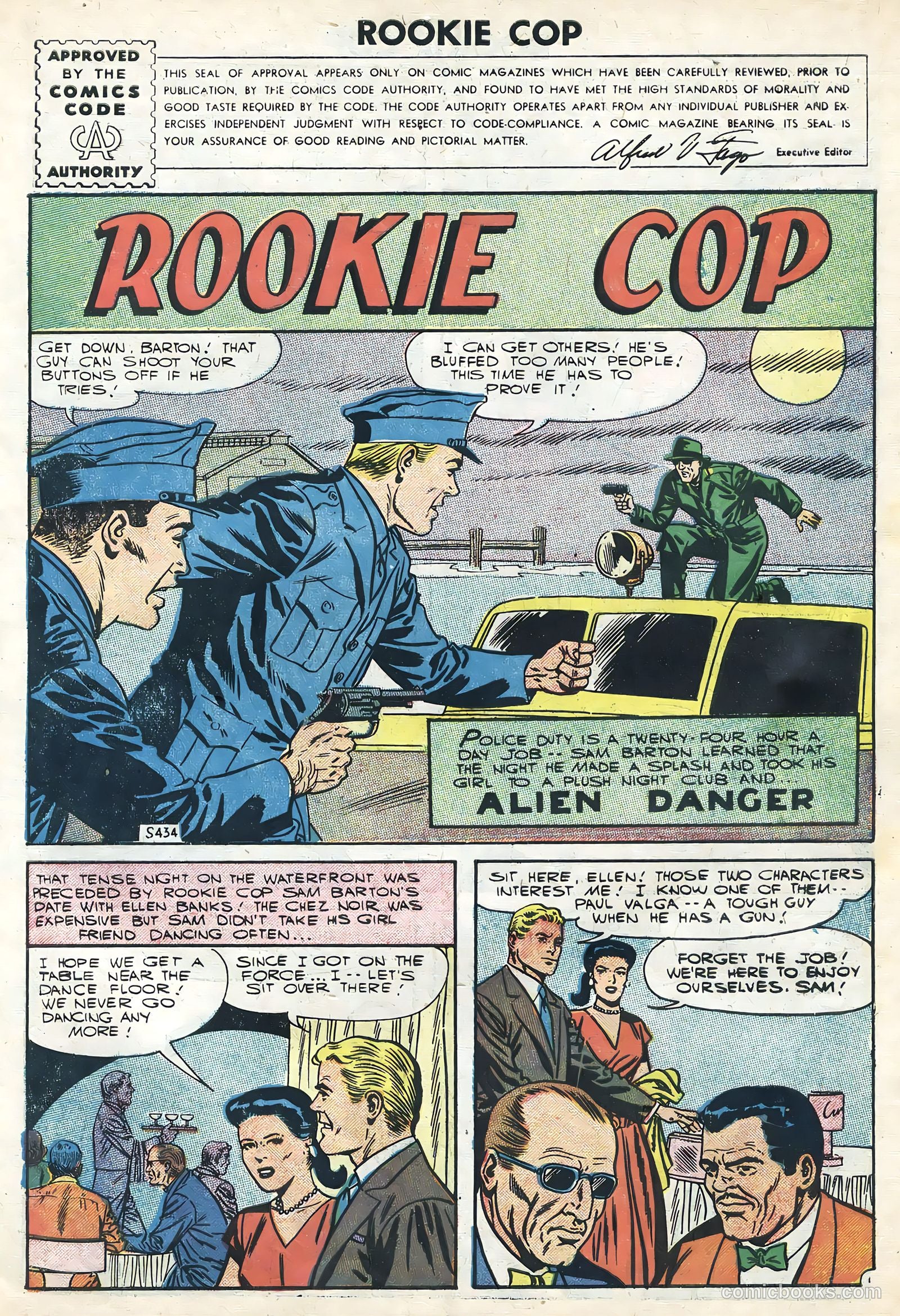Rookie Cop #30 (1956) — page 3 of 36