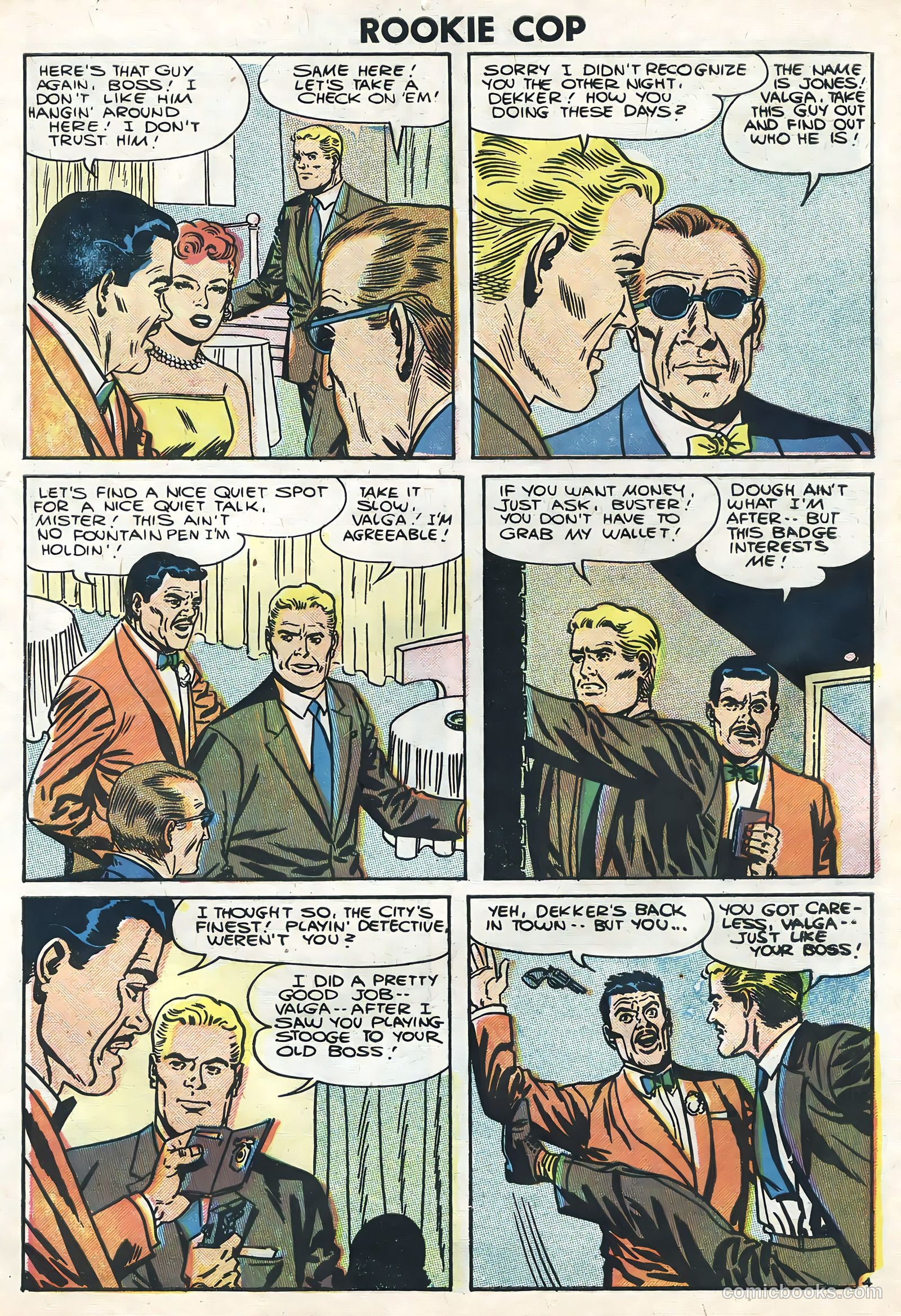 Rookie Cop #30 (1956) — page 7 of 36