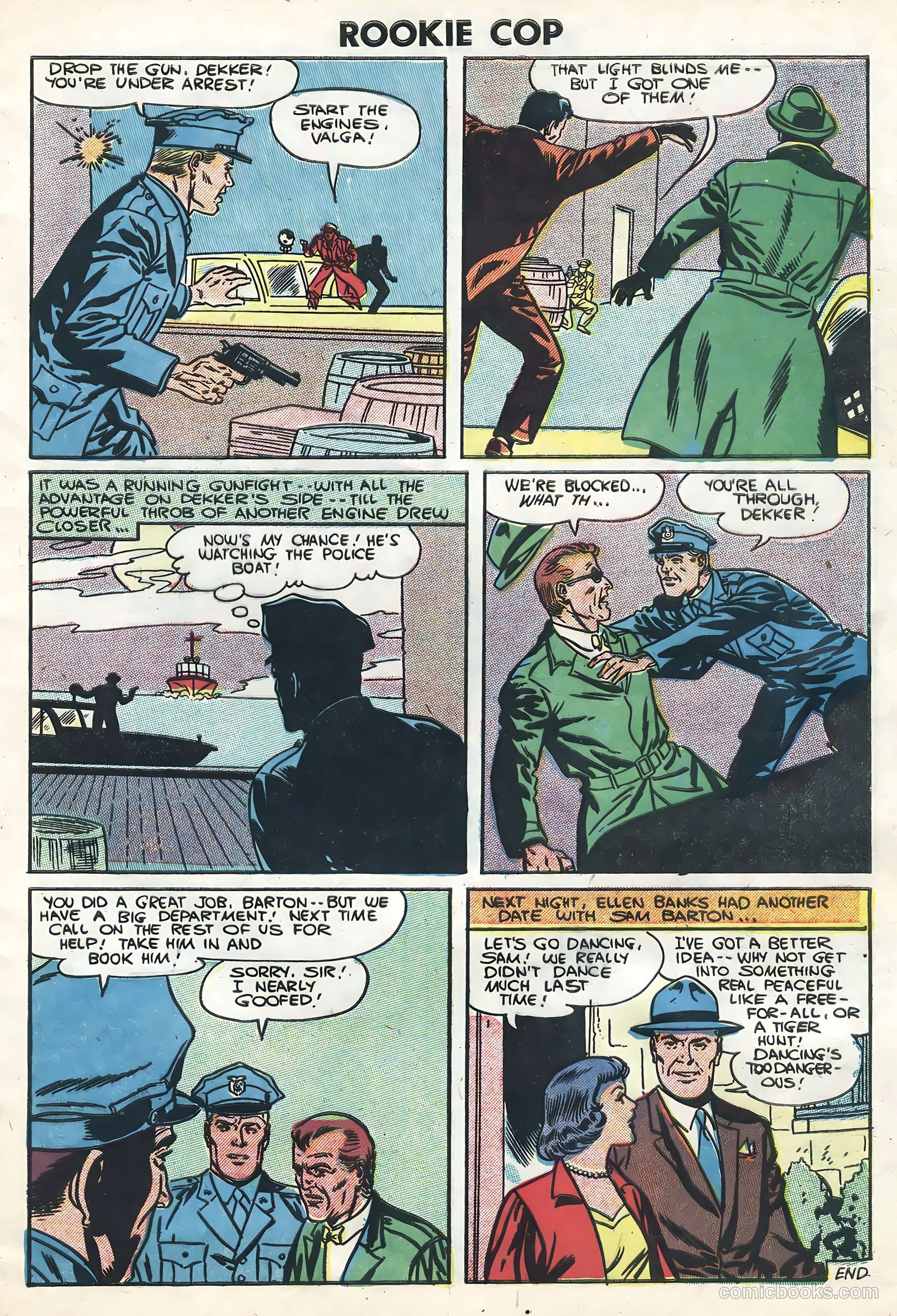 Rookie Cop #30 (1956) — page 9 of 36