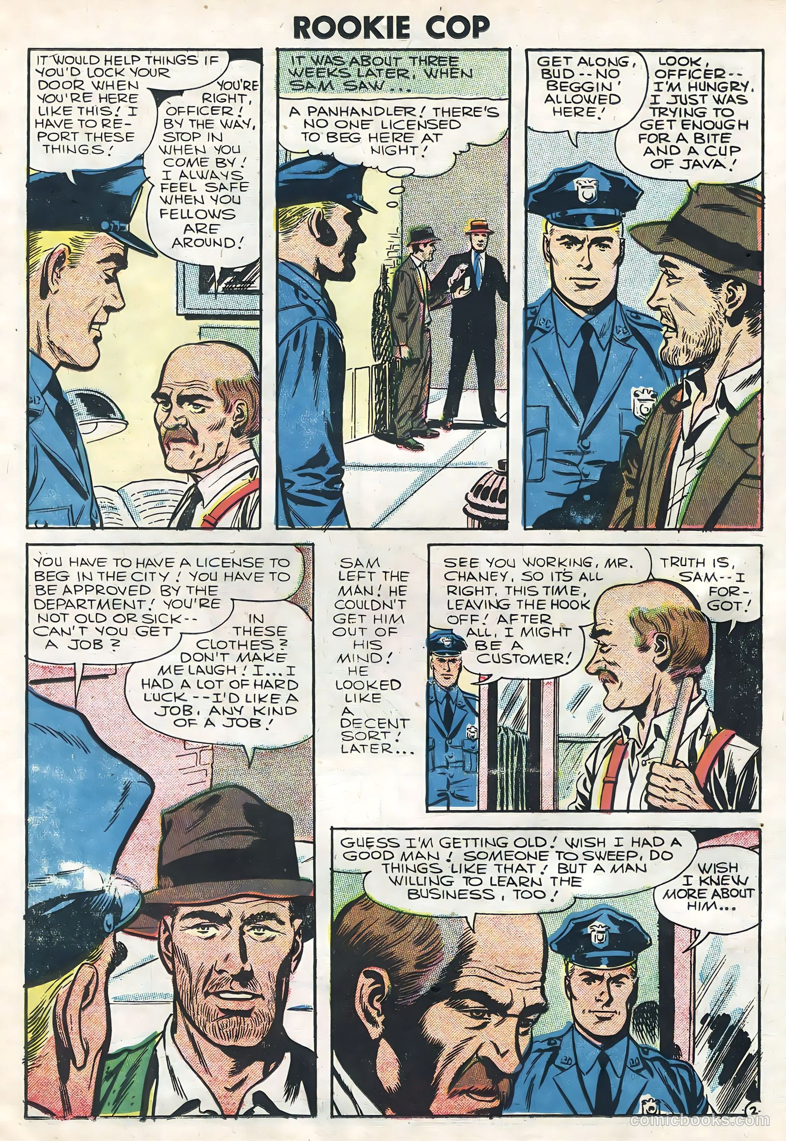 Rookie Cop #30 (1956) — page 11 of 36