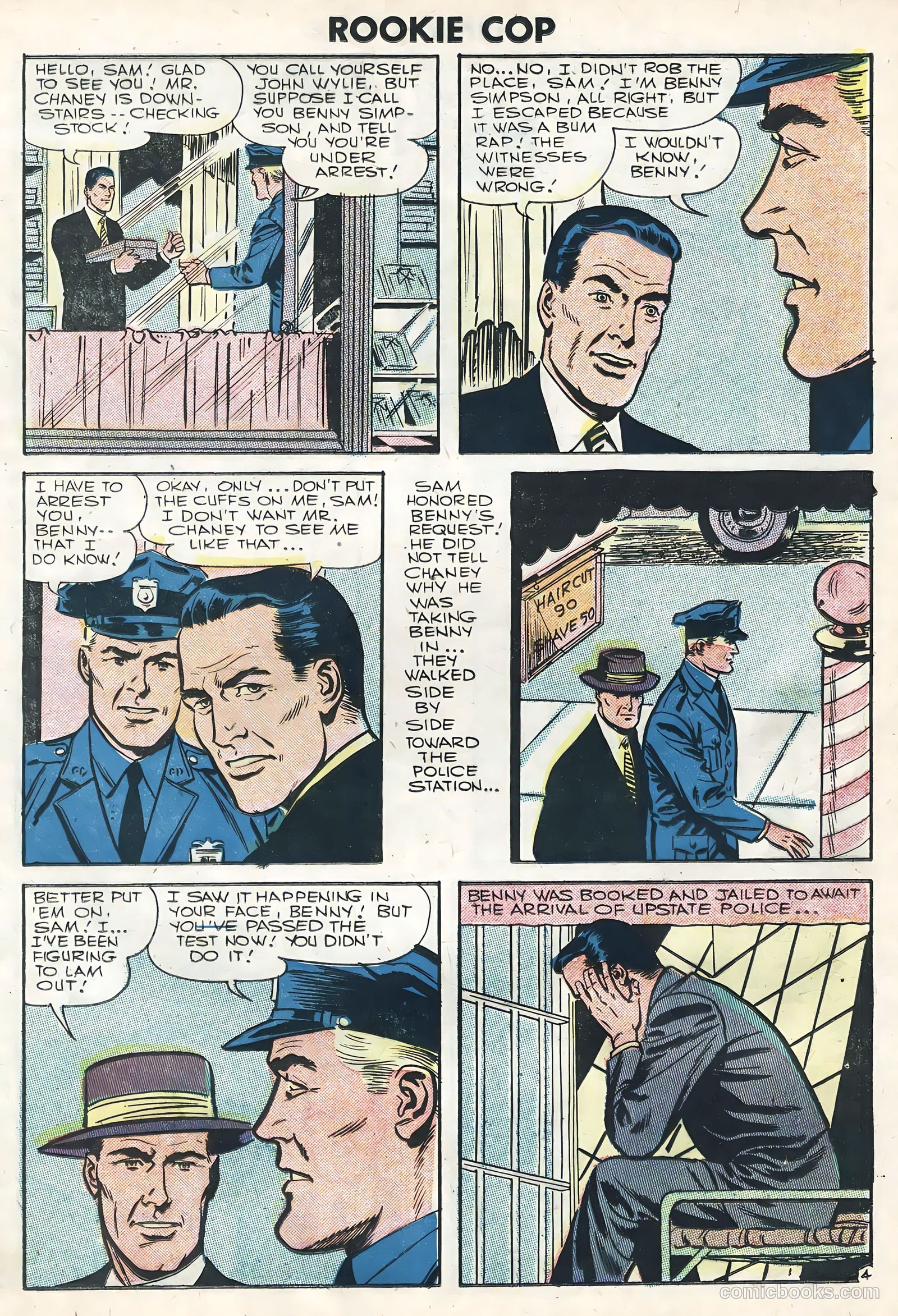 Rookie Cop #30 (1956) — page 13 of 36