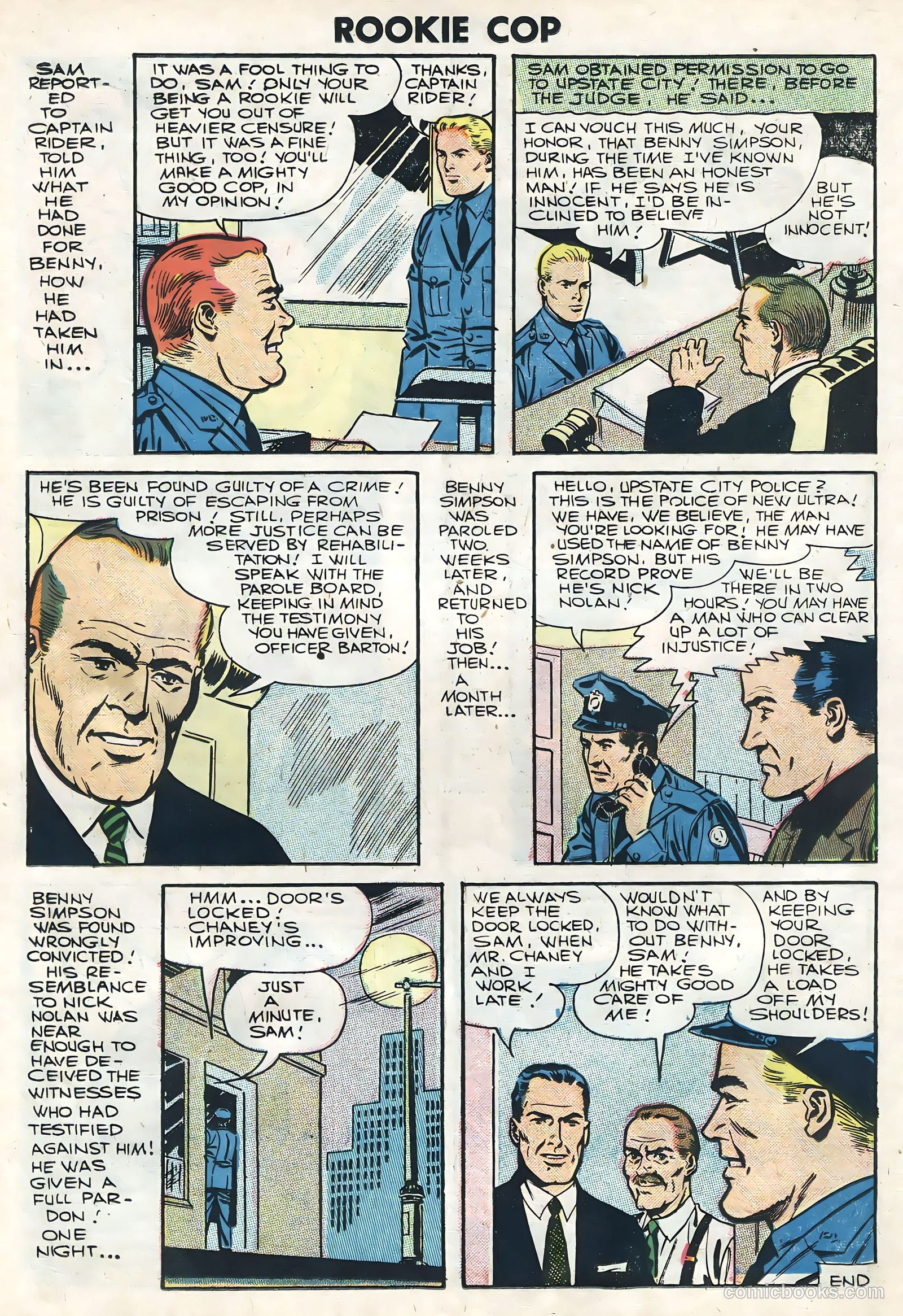 Rookie Cop #30 (1956) — page 14 of 36