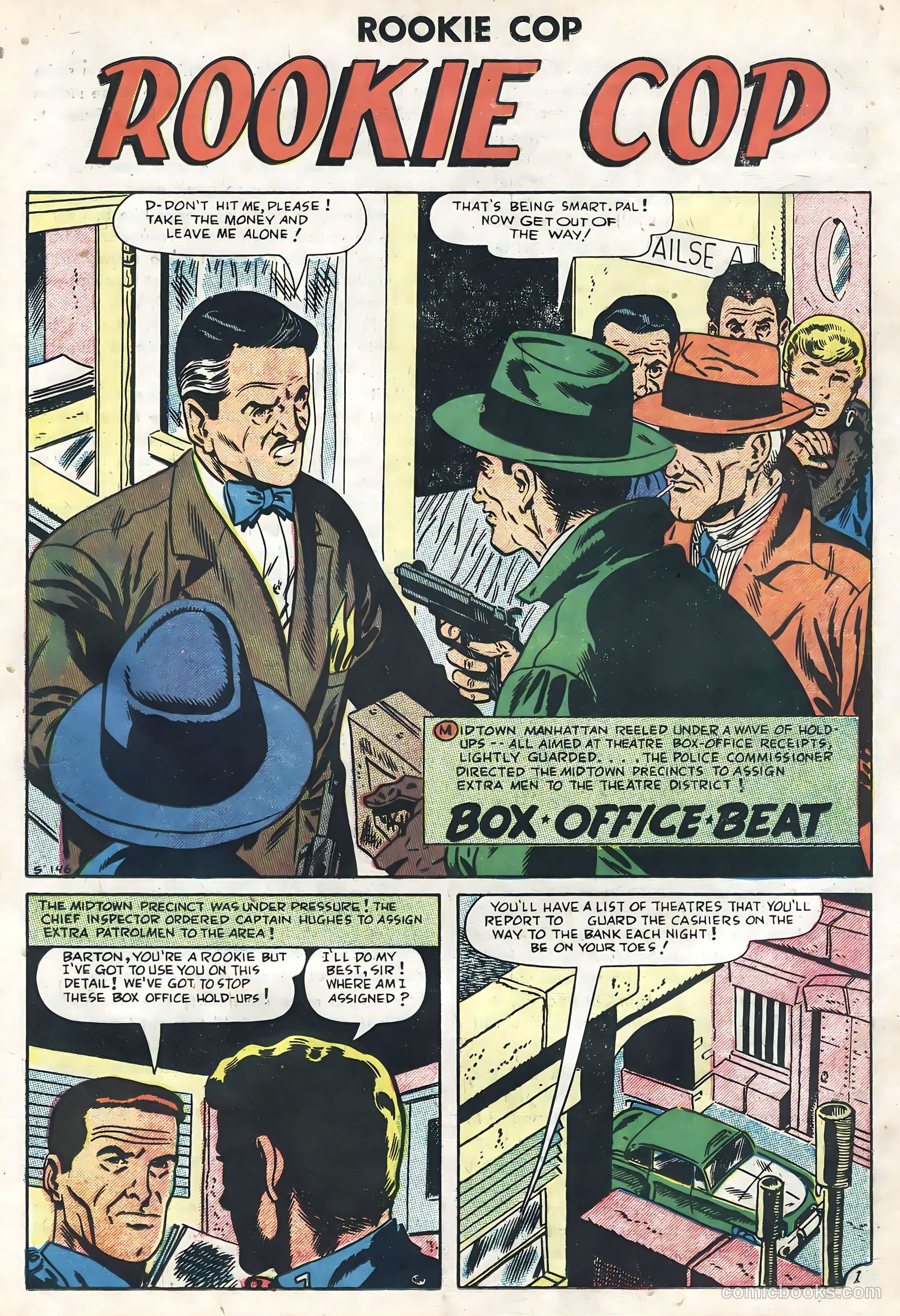Rookie Cop #30 (1956) — page 18 of 36