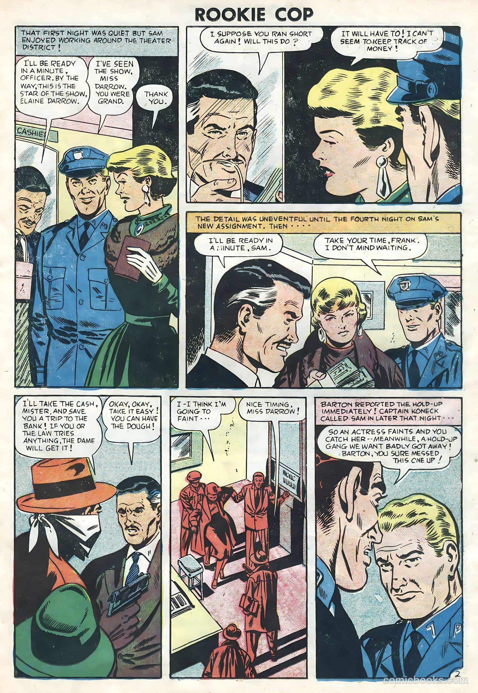 Rookie Cop #30 (1956) — page 19 of 36