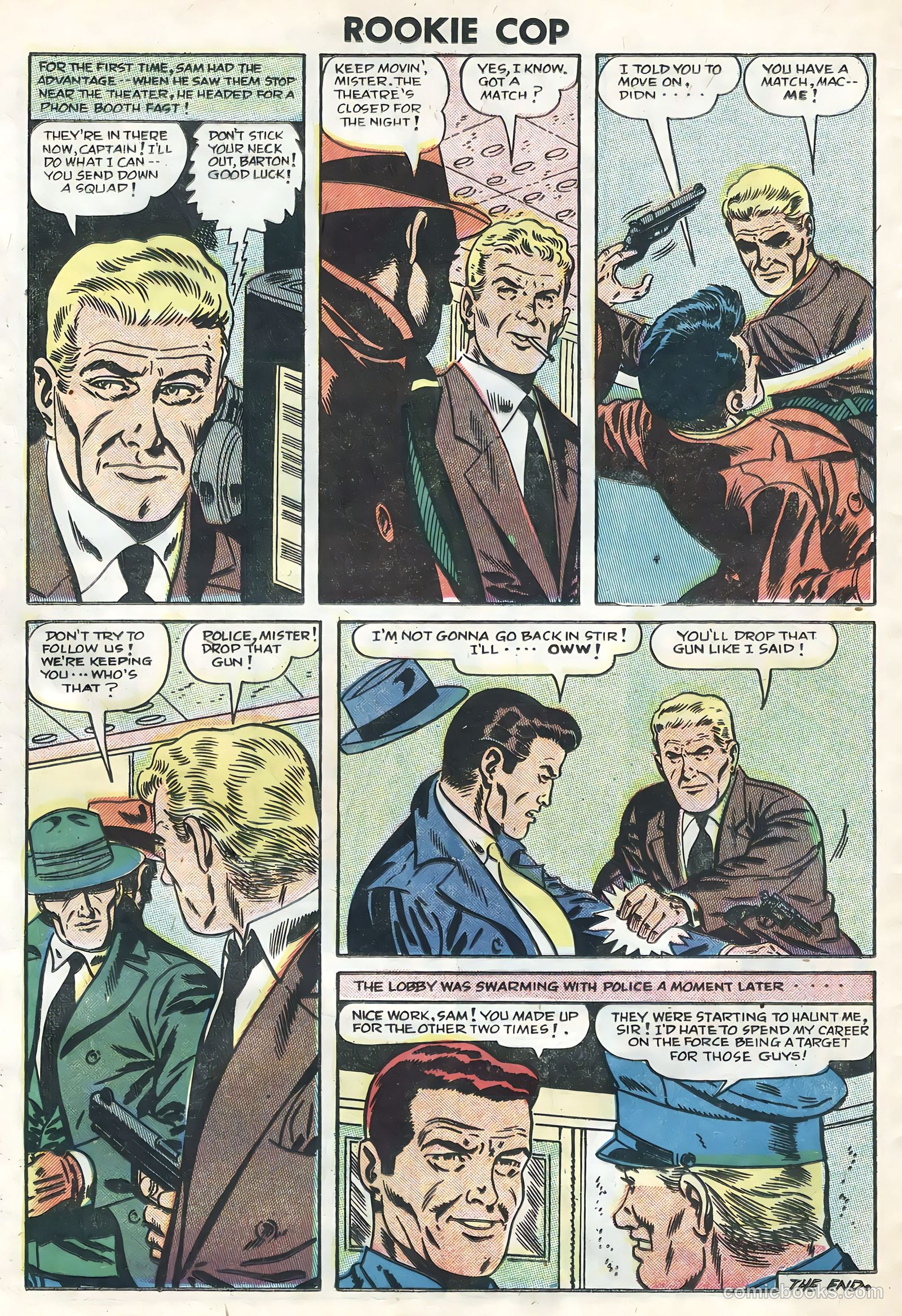 Rookie Cop #30 (1956) — page 24 of 36