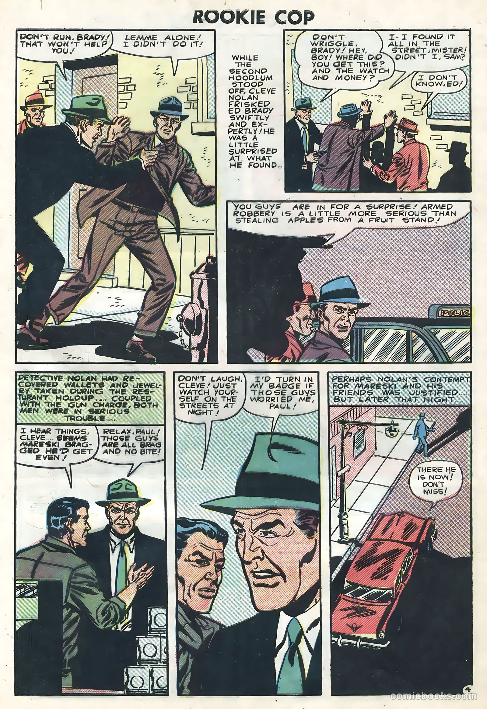 Rookie Cop #30 (1956) — page 28 of 36