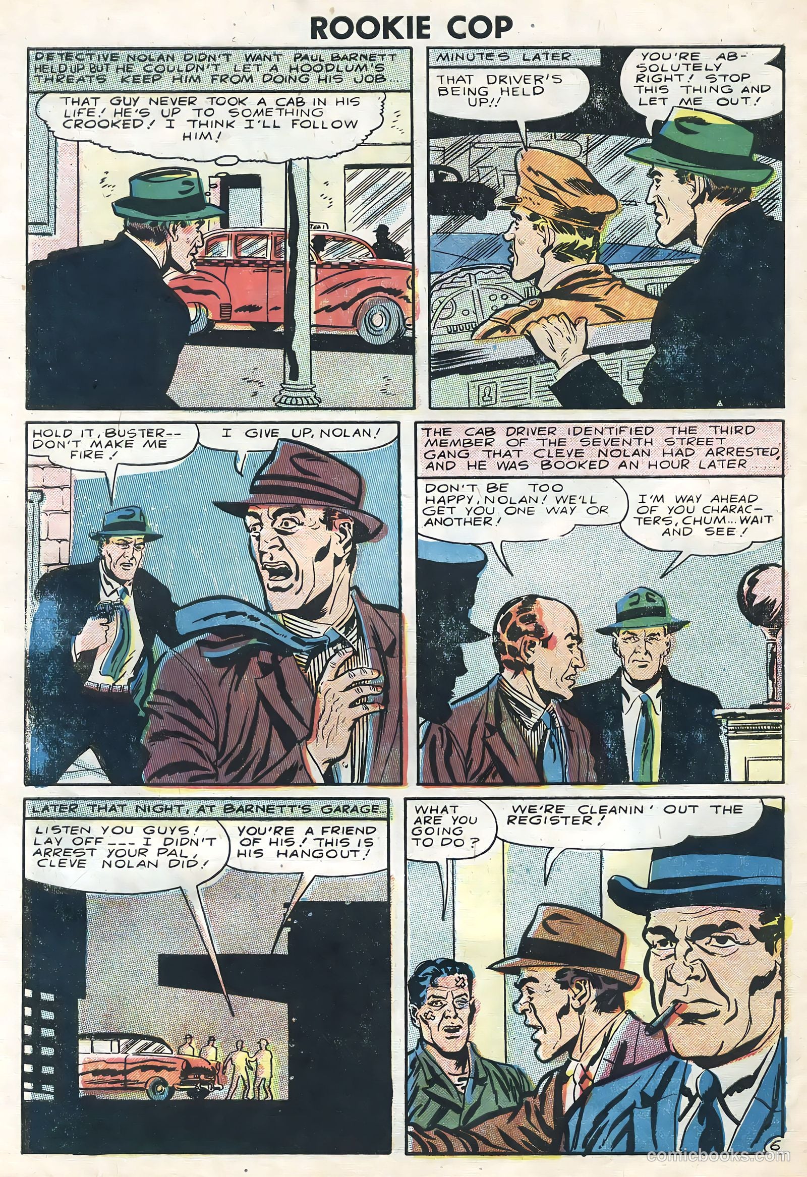 Rookie Cop #30 (1956) — page 30 of 36