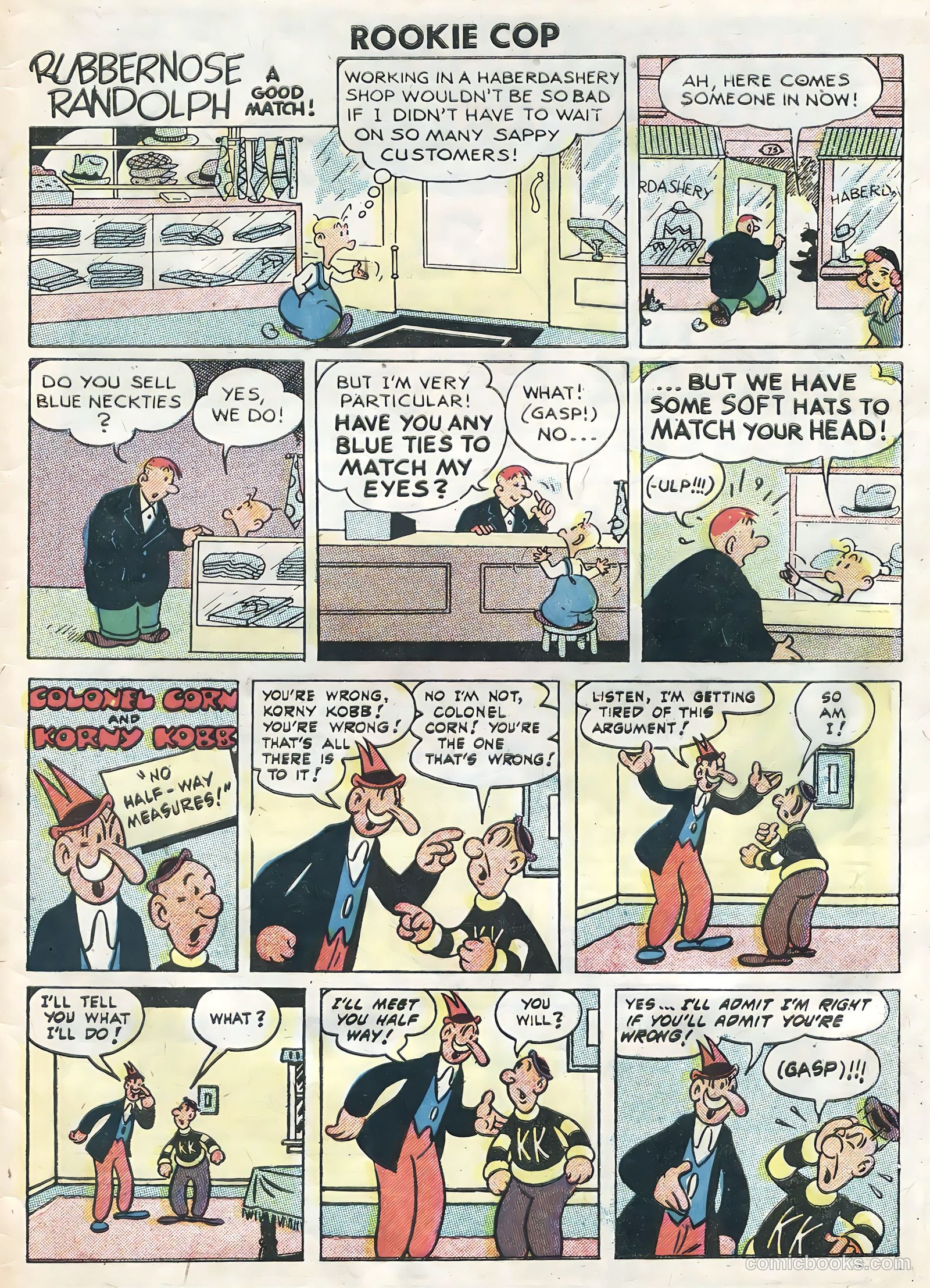 Rookie Cop #30 (1956) — page 33 of 36