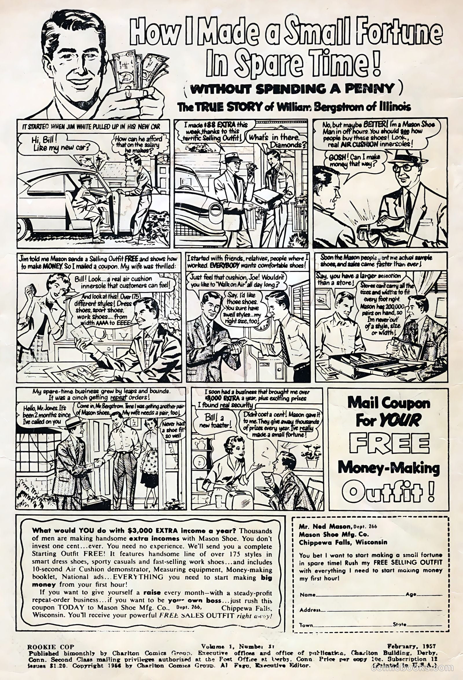 Rookie Cop #31 (1957) — page 2 of 36