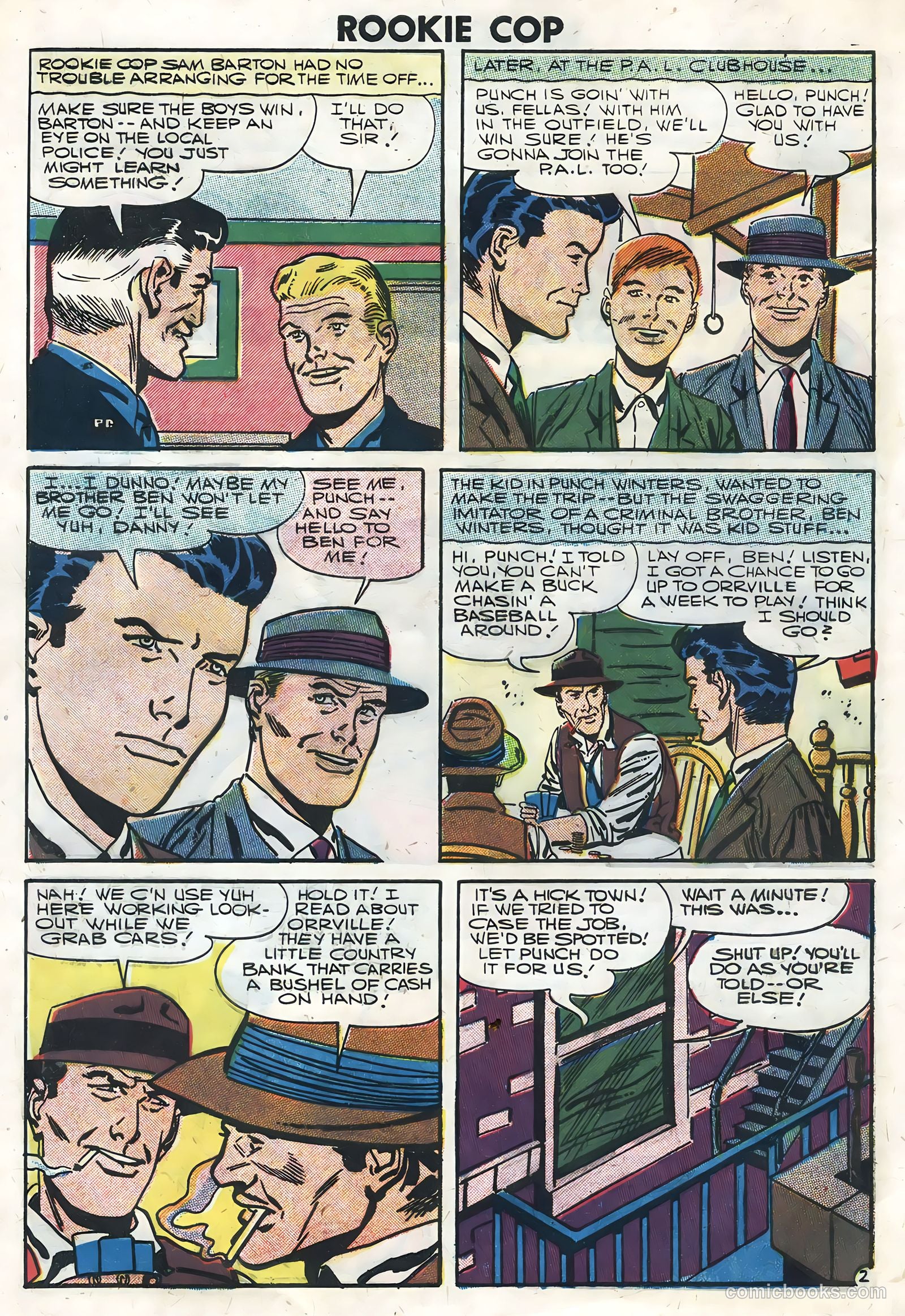 Rookie Cop #31 (1957) — page 4 of 36