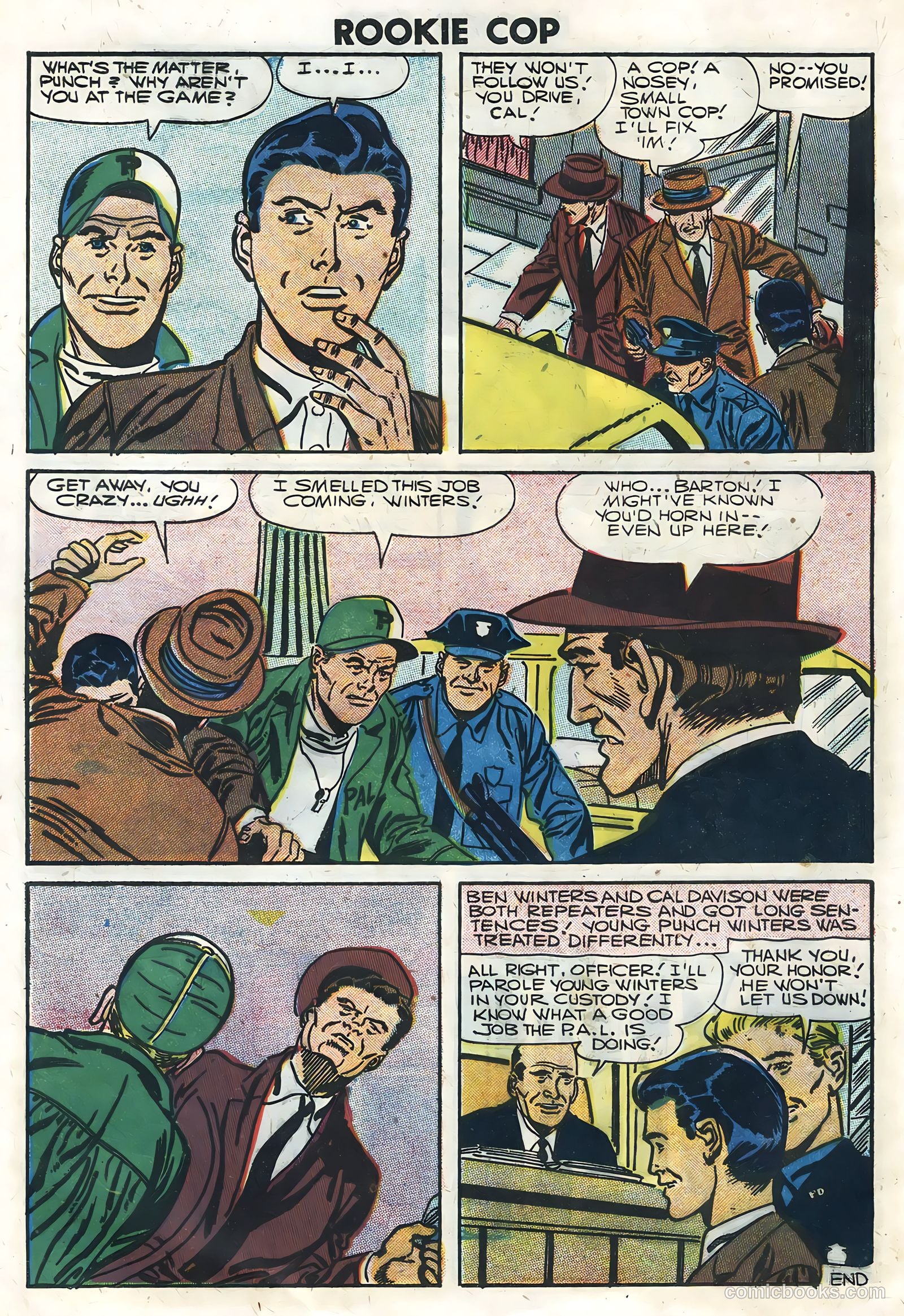 Rookie Cop #31 (1957) — page 8 of 36