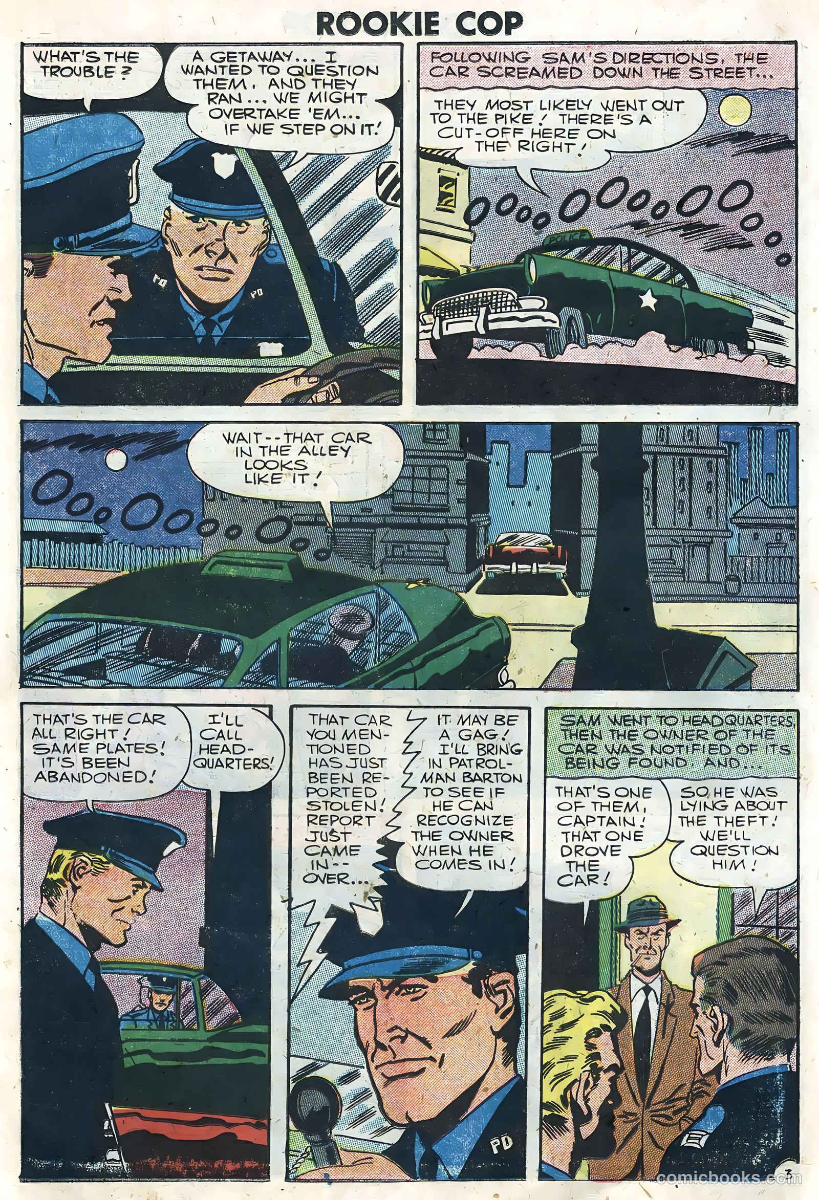 Rookie Cop #31 (1957) — page 11 of 36