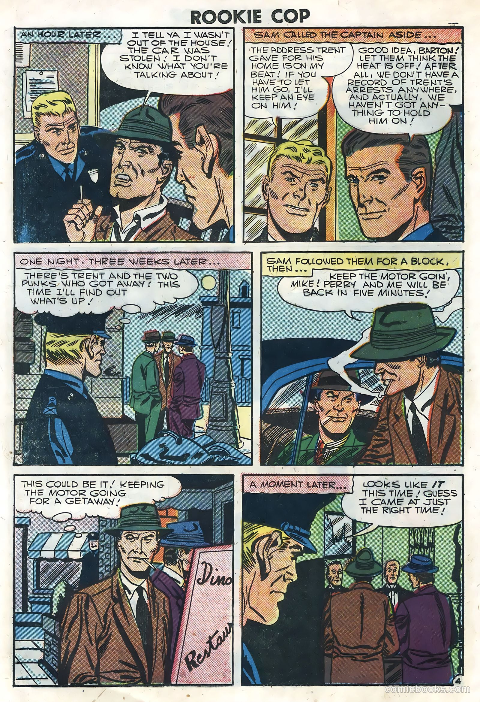 Rookie Cop #31 (1957) — page 12 of 36