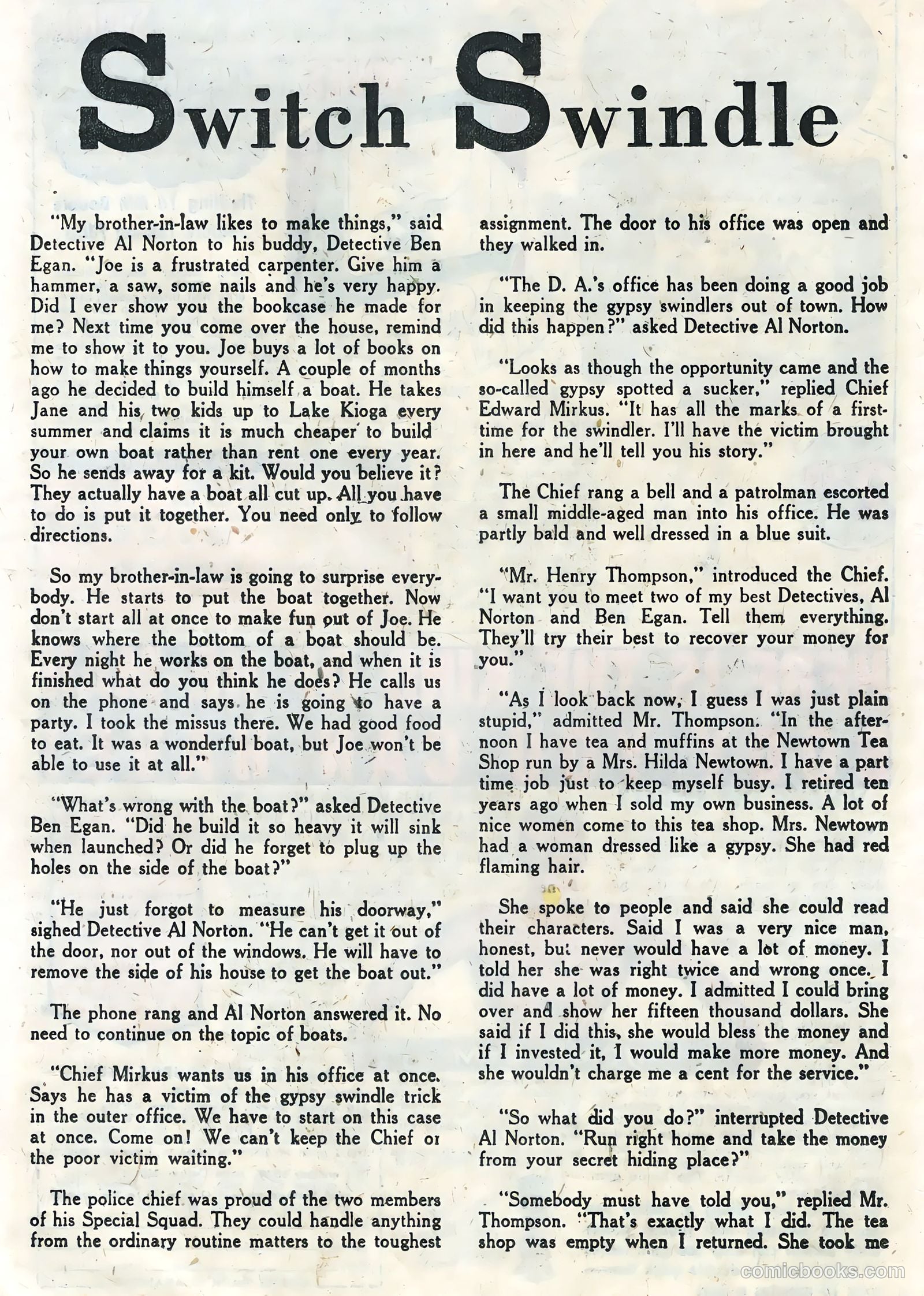 Rookie Cop #31 (1957) — page 16 of 36
