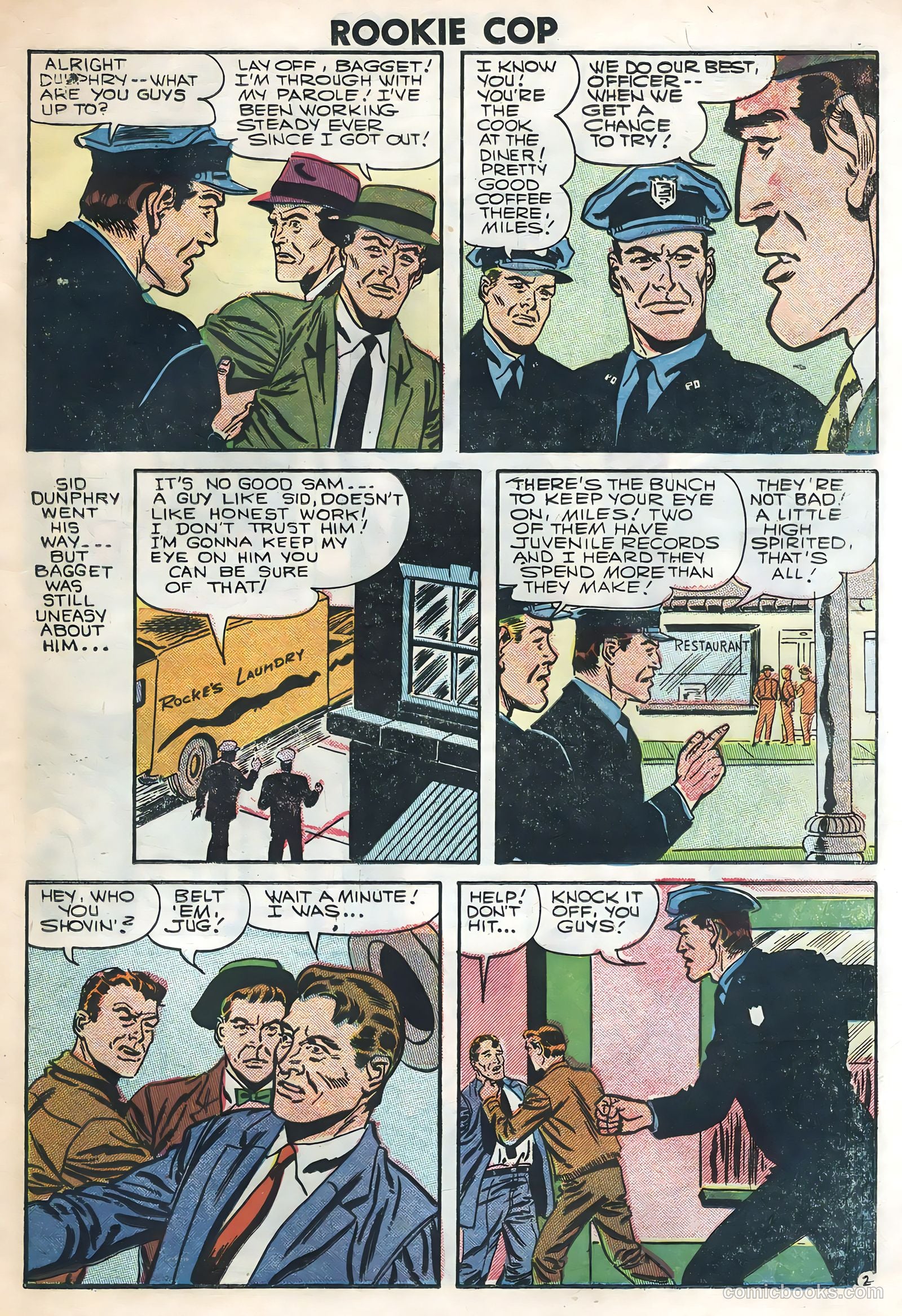 Rookie Cop #31 (1957) — page 19 of 36