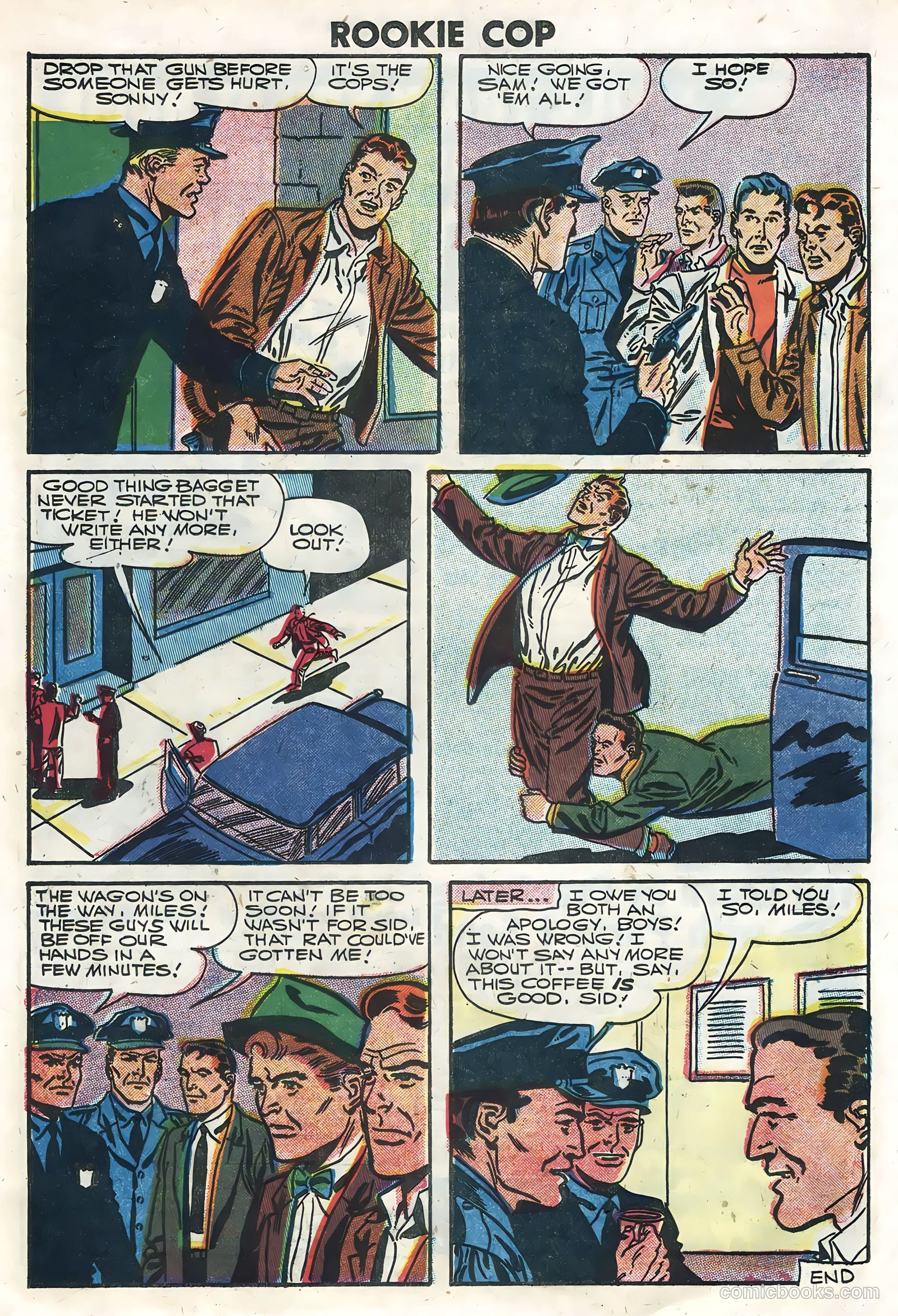 Rookie Cop #31 (1957) — page 21 of 36