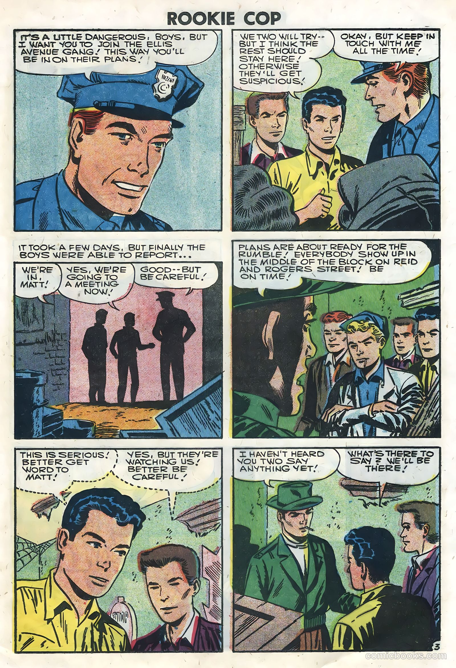 Rookie Cop #31 (1957) — page 25 of 36
