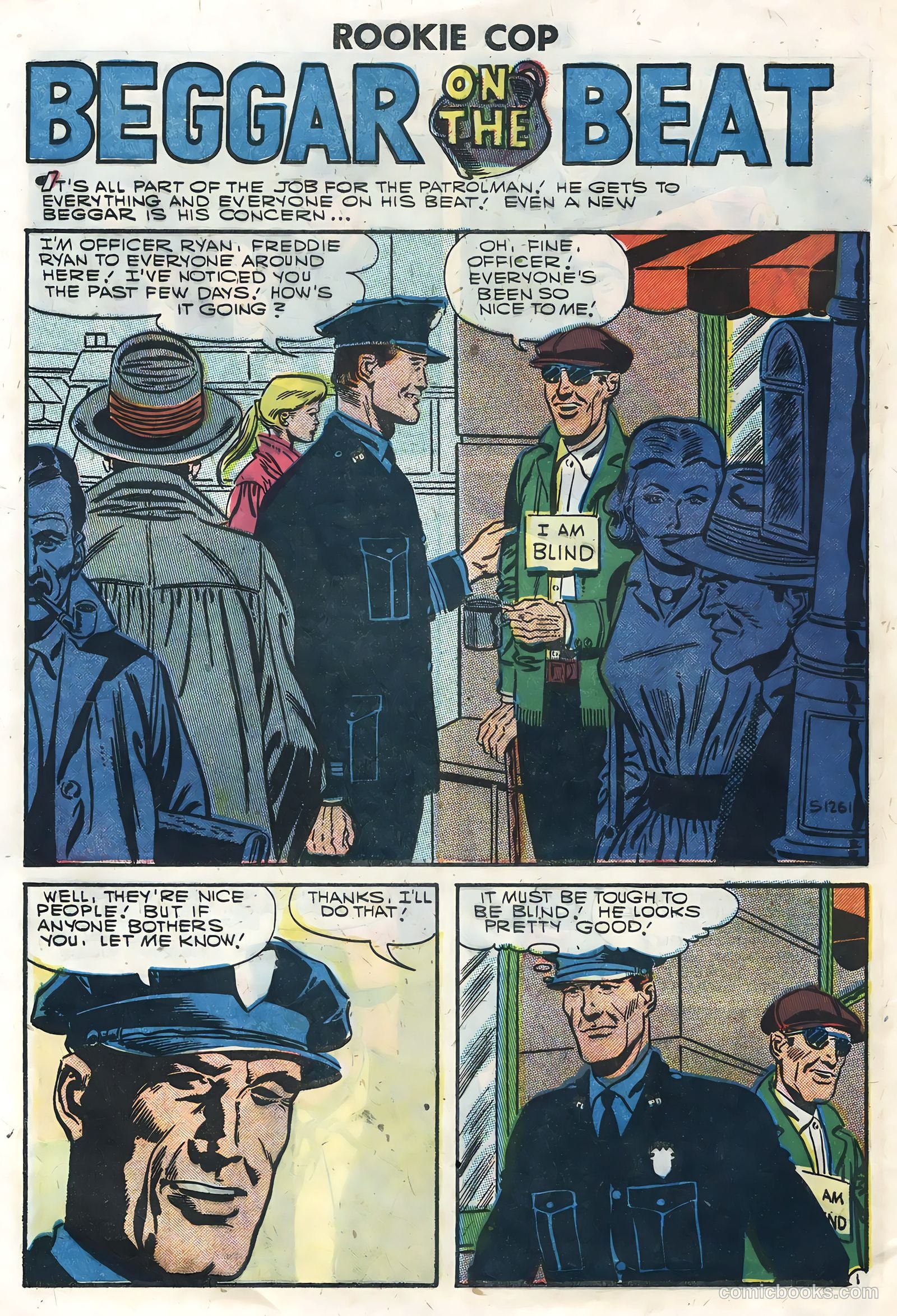 Rookie Cop #31 (1957) — page 28 of 36