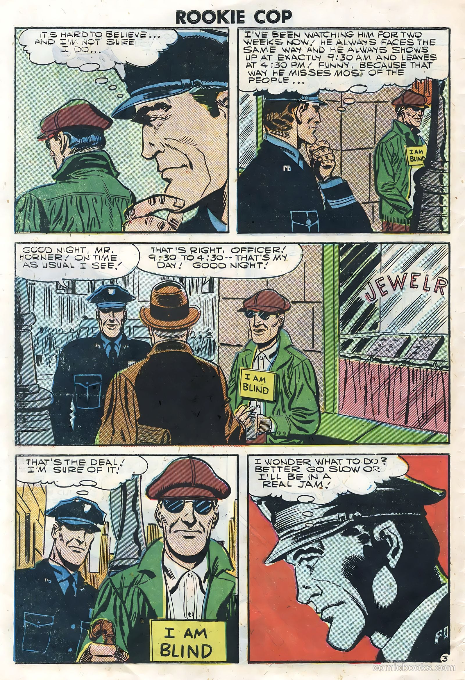 Rookie Cop #31 (1957) — page 30 of 36