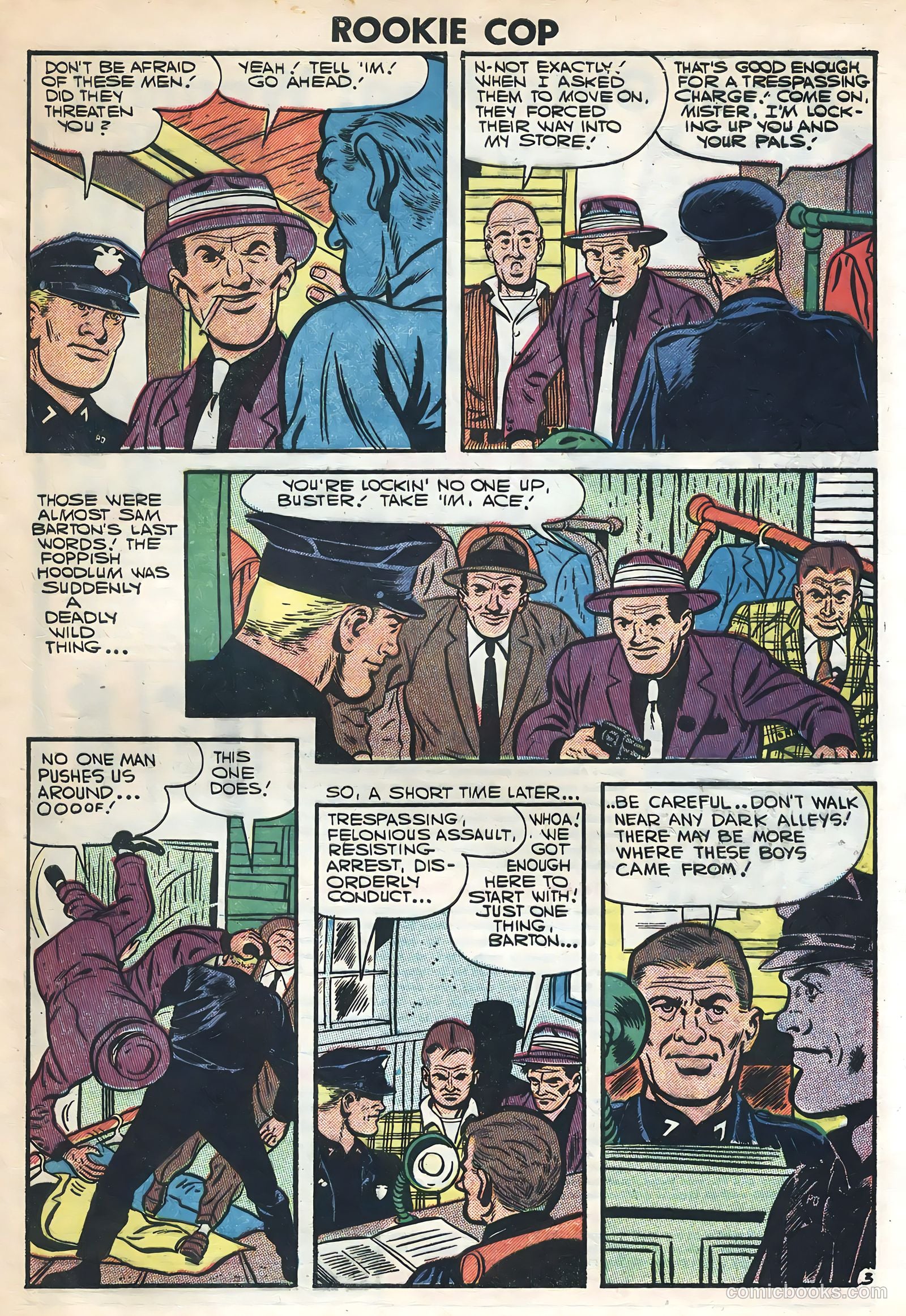 Rookie Cop #32 (1957) — page 5 of 36