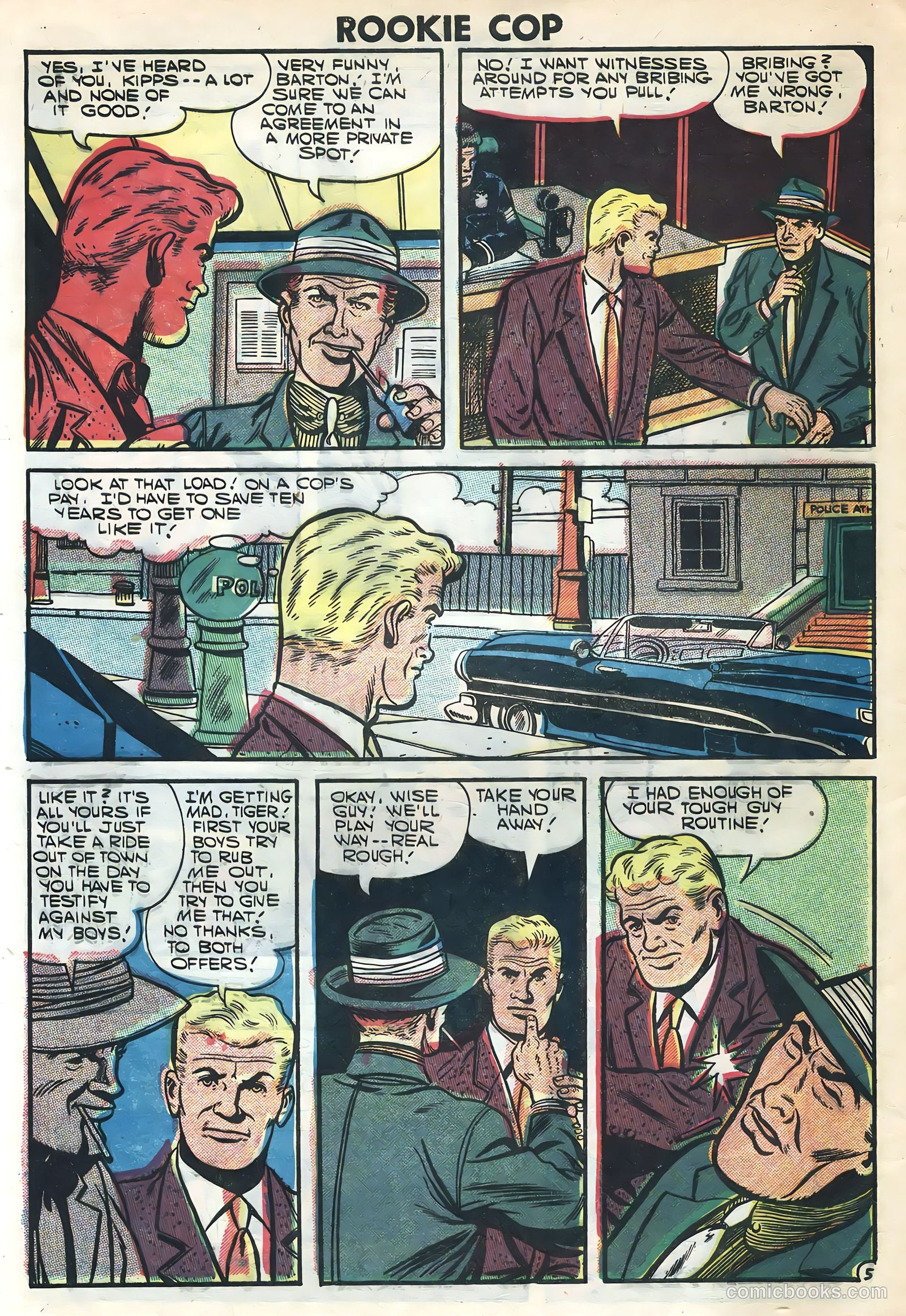 Rookie Cop #32 (1957) — page 8 of 36