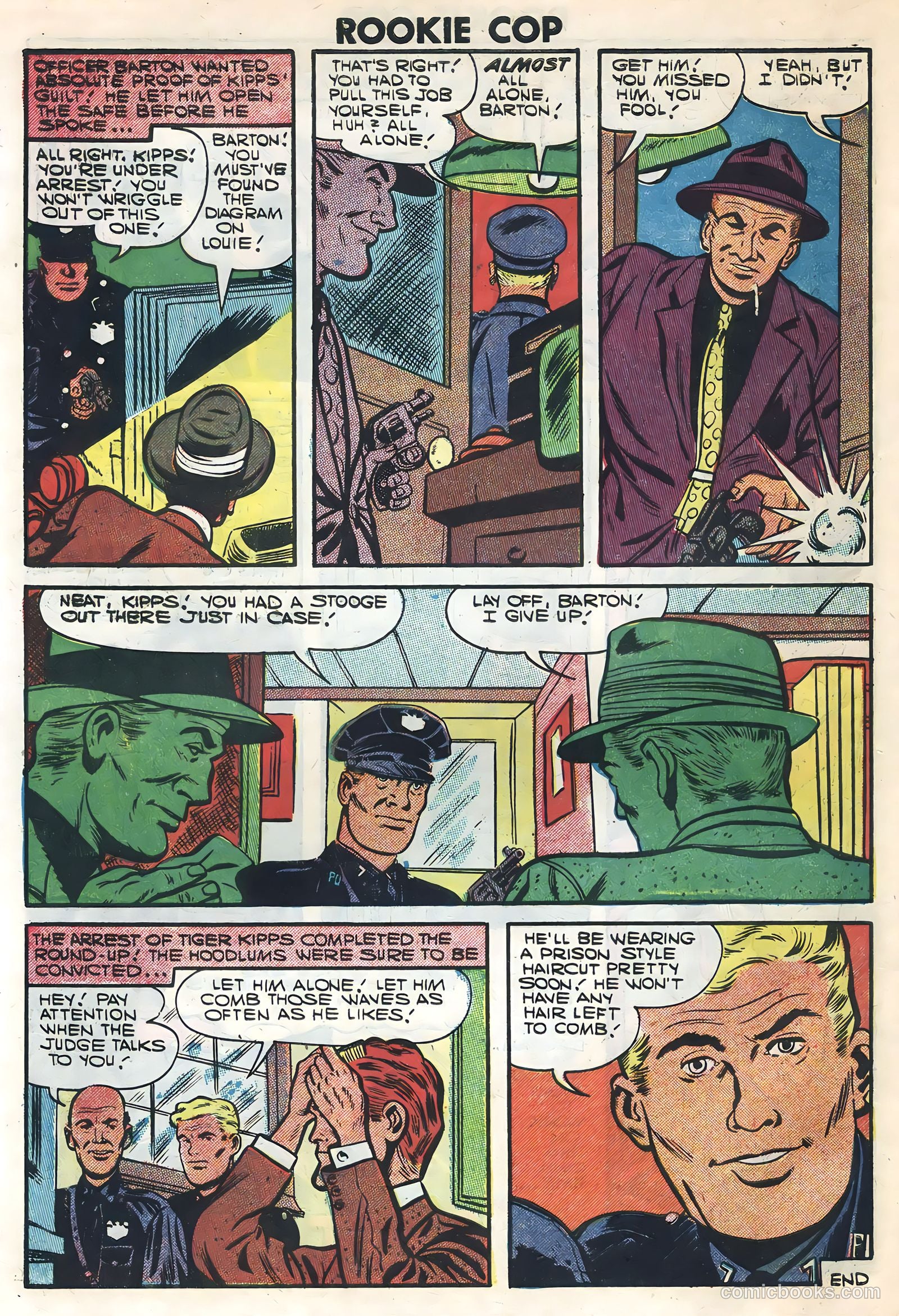 Rookie Cop #32 (1957) — page 10 of 36