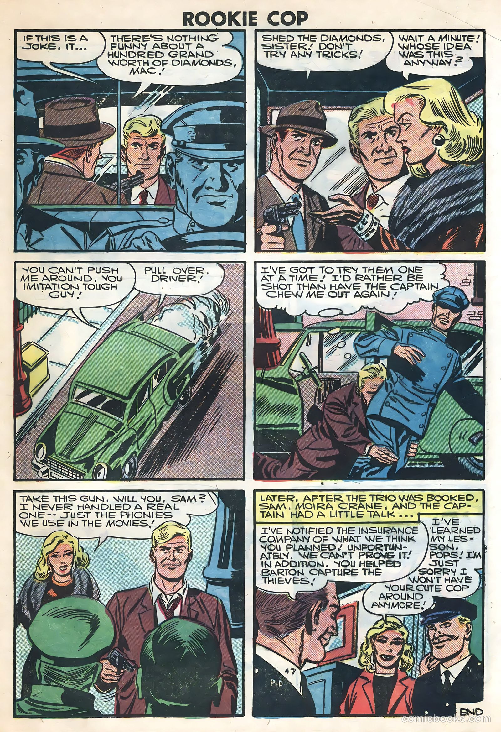 Rookie Cop #32 (1957) — page 25 of 36
