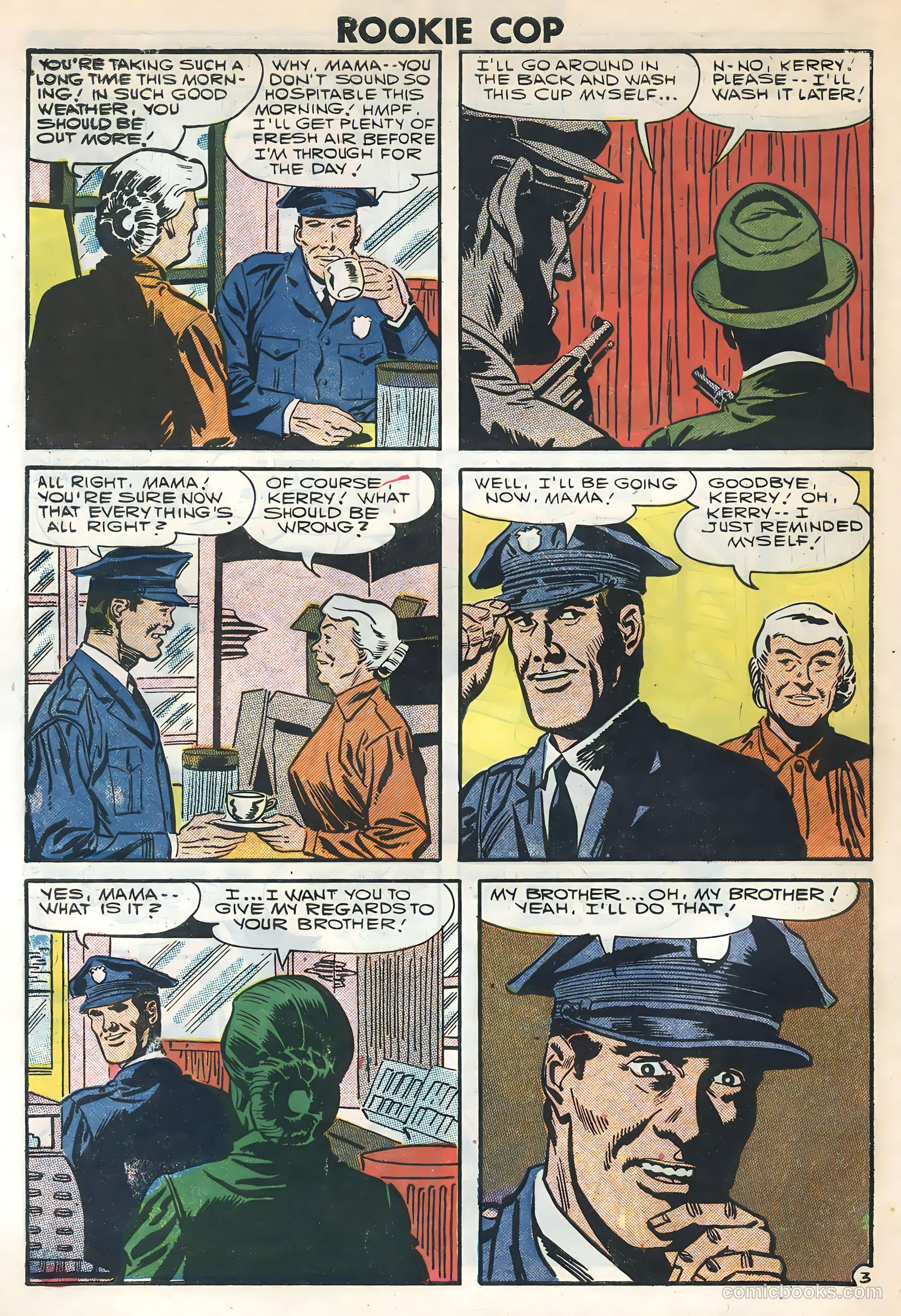 Rookie Cop #32 (1957) — page 30 of 36