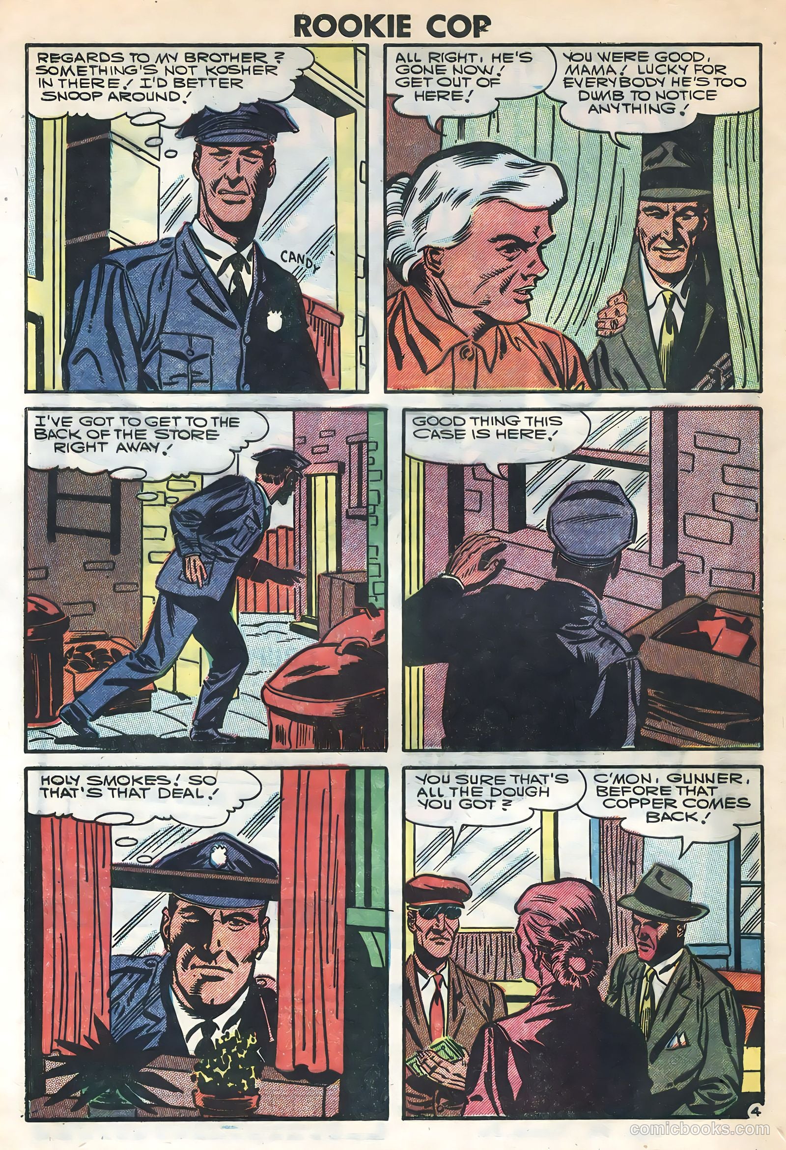 Rookie Cop #32 (1957) — page 32 of 36