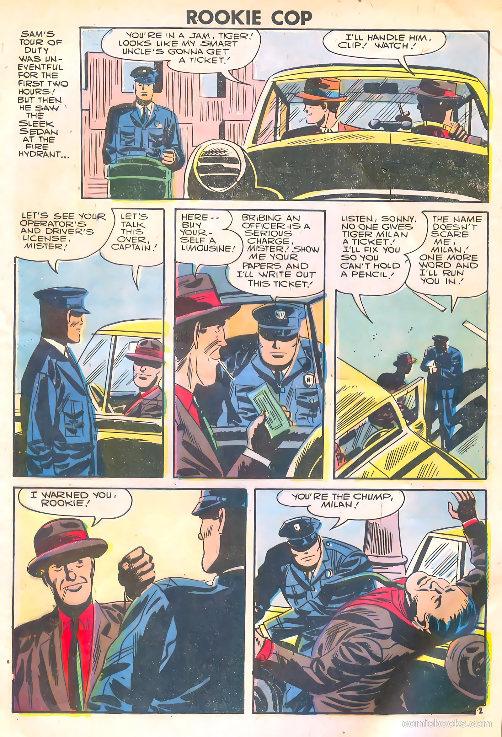 Rookie Cop #33 (1957) — page 4 of 36