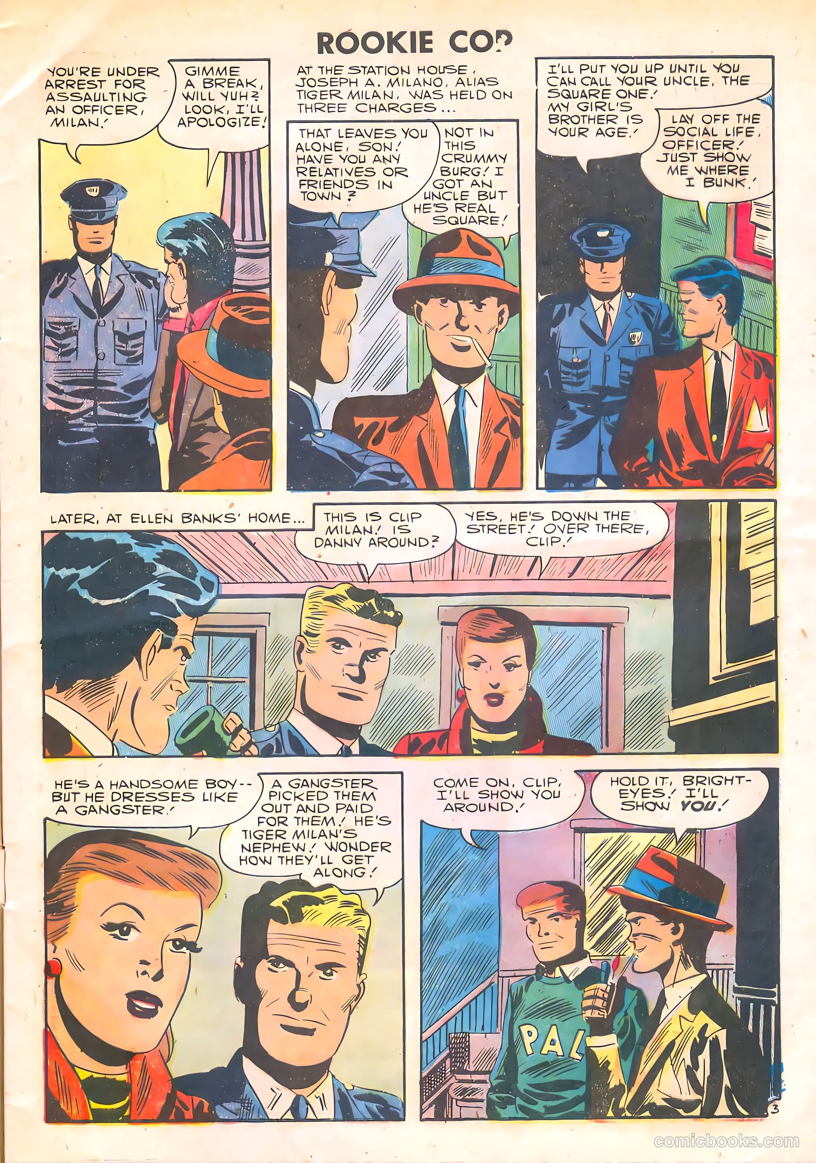 Rookie Cop #33 (1957) — page 5 of 36