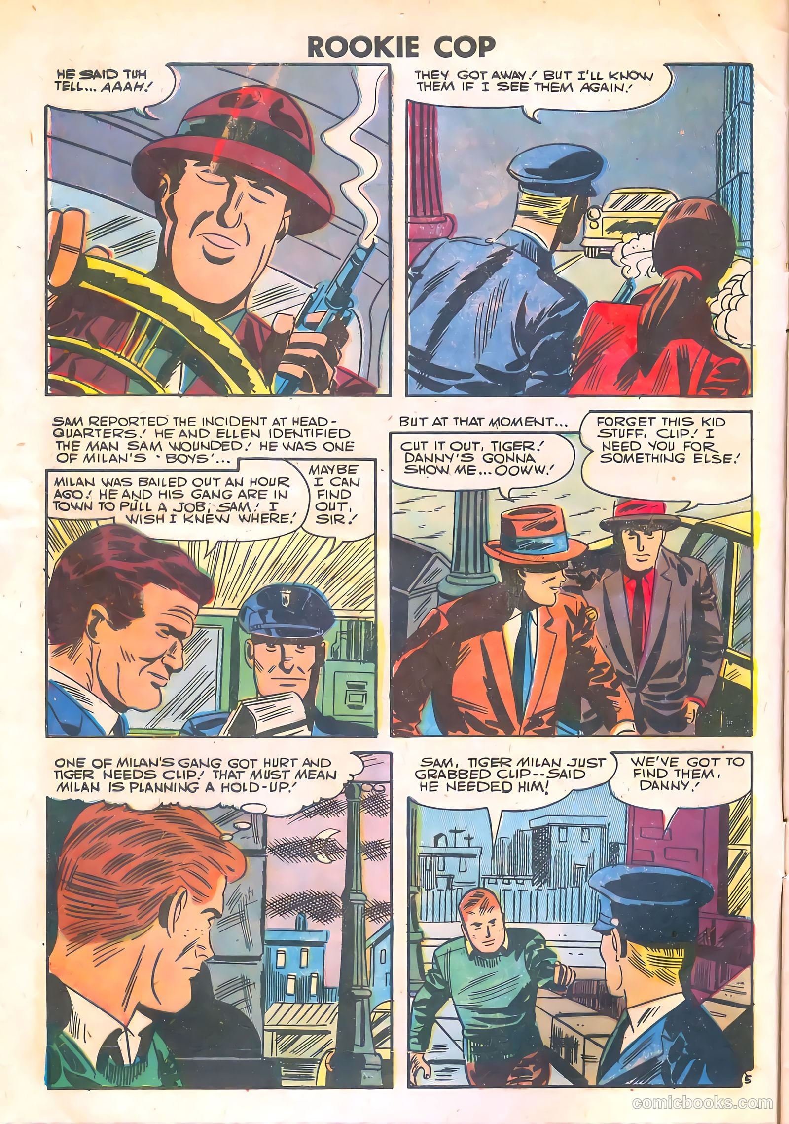 Rookie Cop #33 (1957) — page 8 of 36