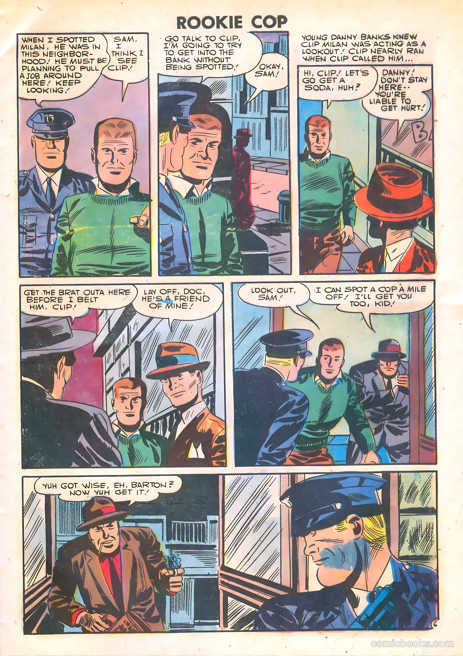 Rookie Cop #33 (1957) — page 9 of 36