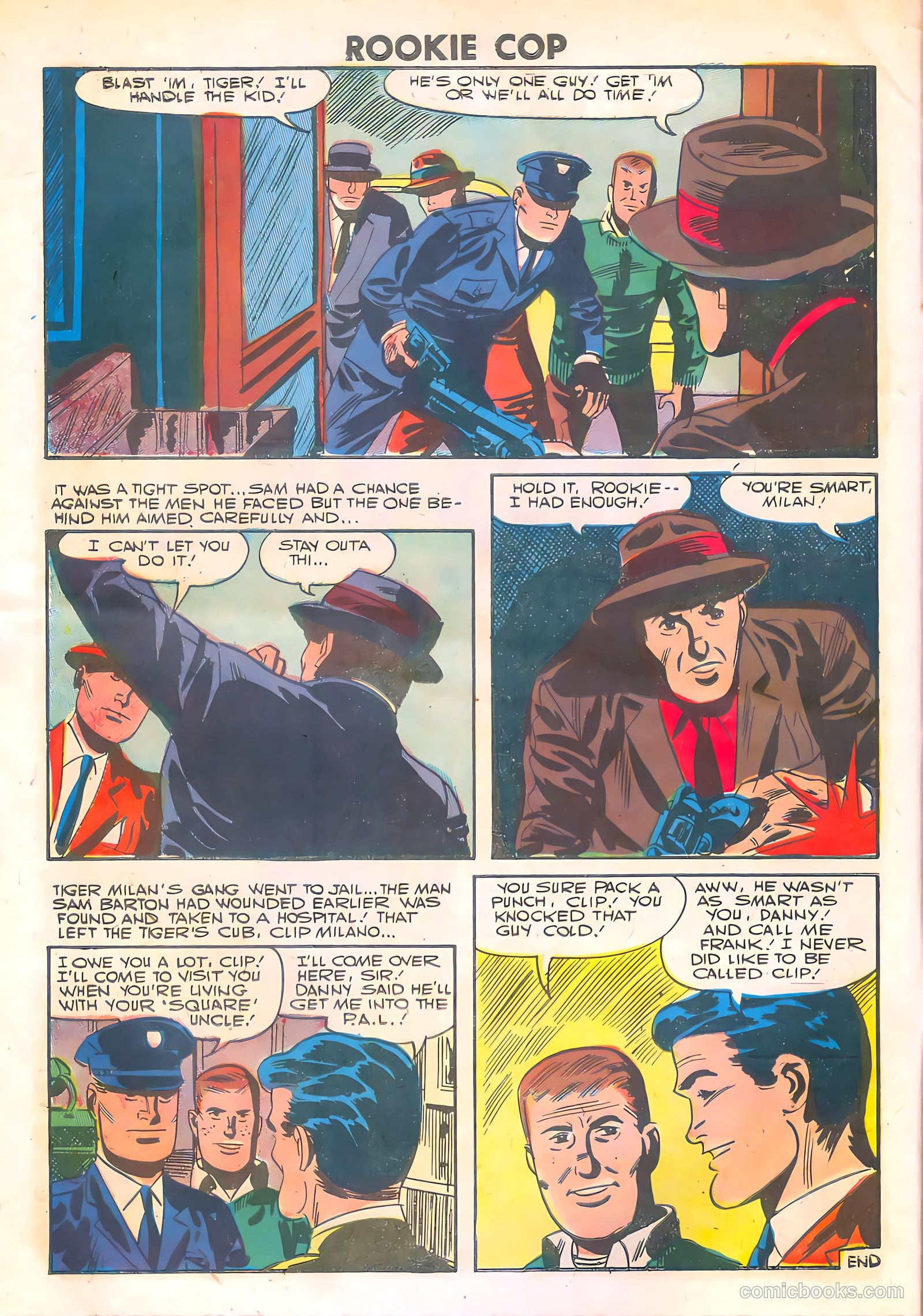 Rookie Cop #33 (1957) — page 10 of 36