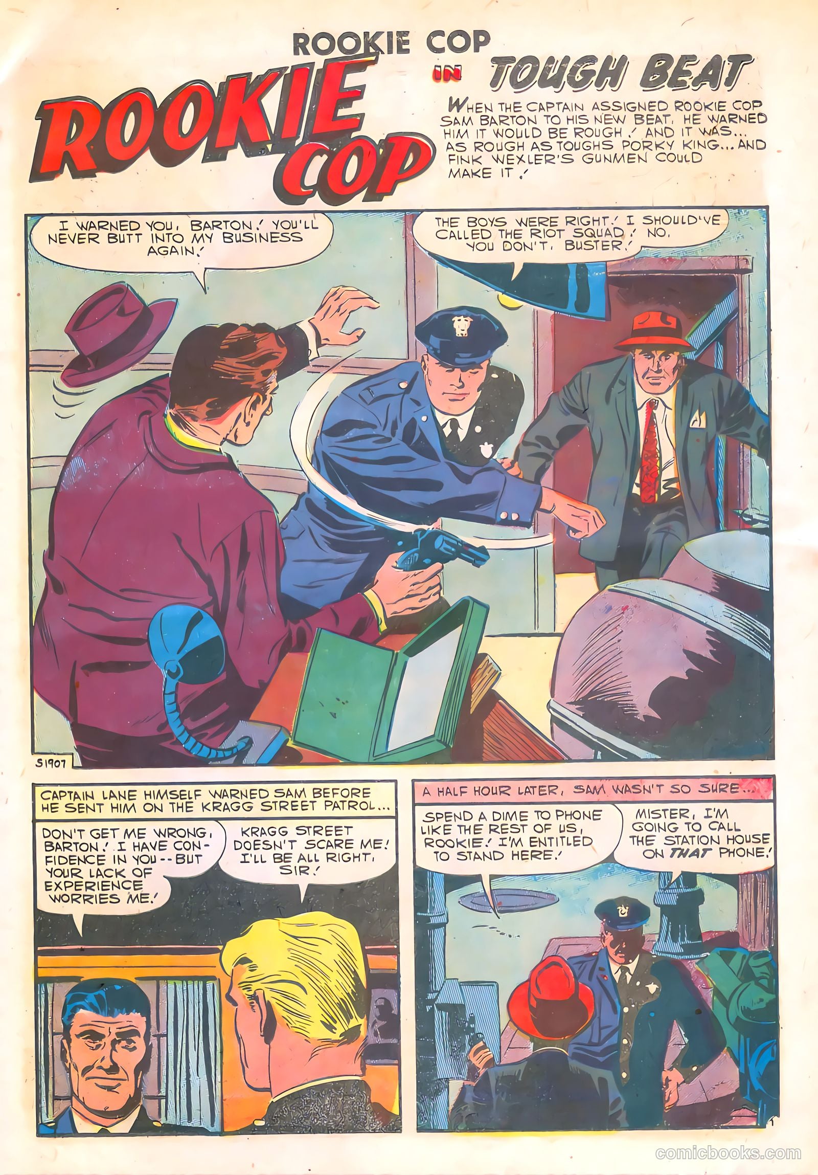 Rookie Cop #33 (1957) — page 11 of 36
