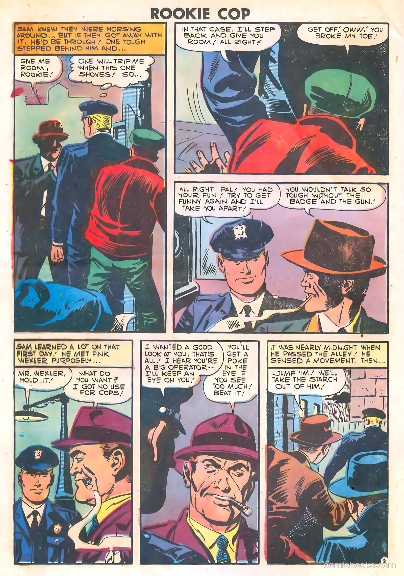 Rookie Cop #33 (1957) — page 12 of 36
