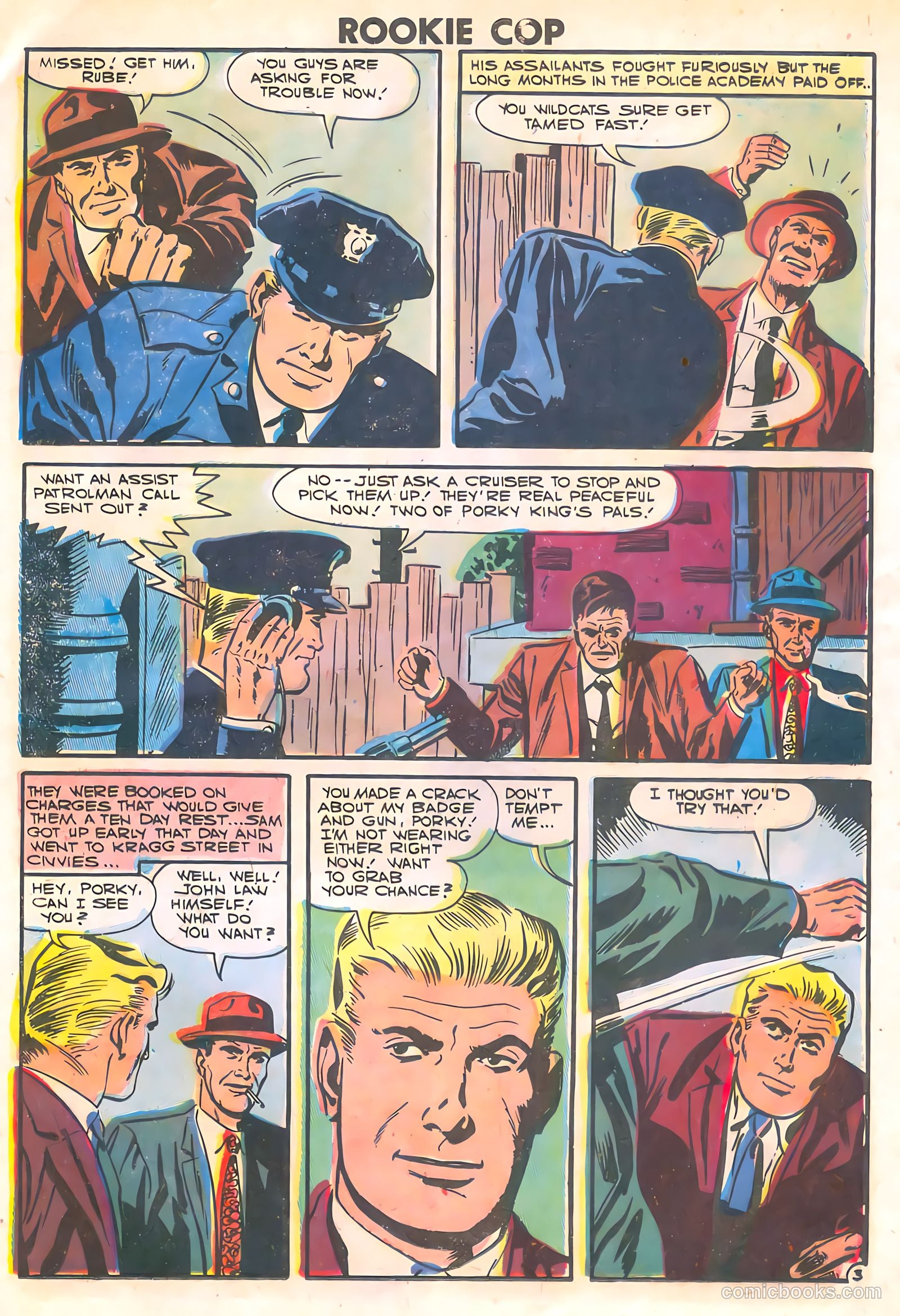 Rookie Cop #33 (1957) — page 13 of 36