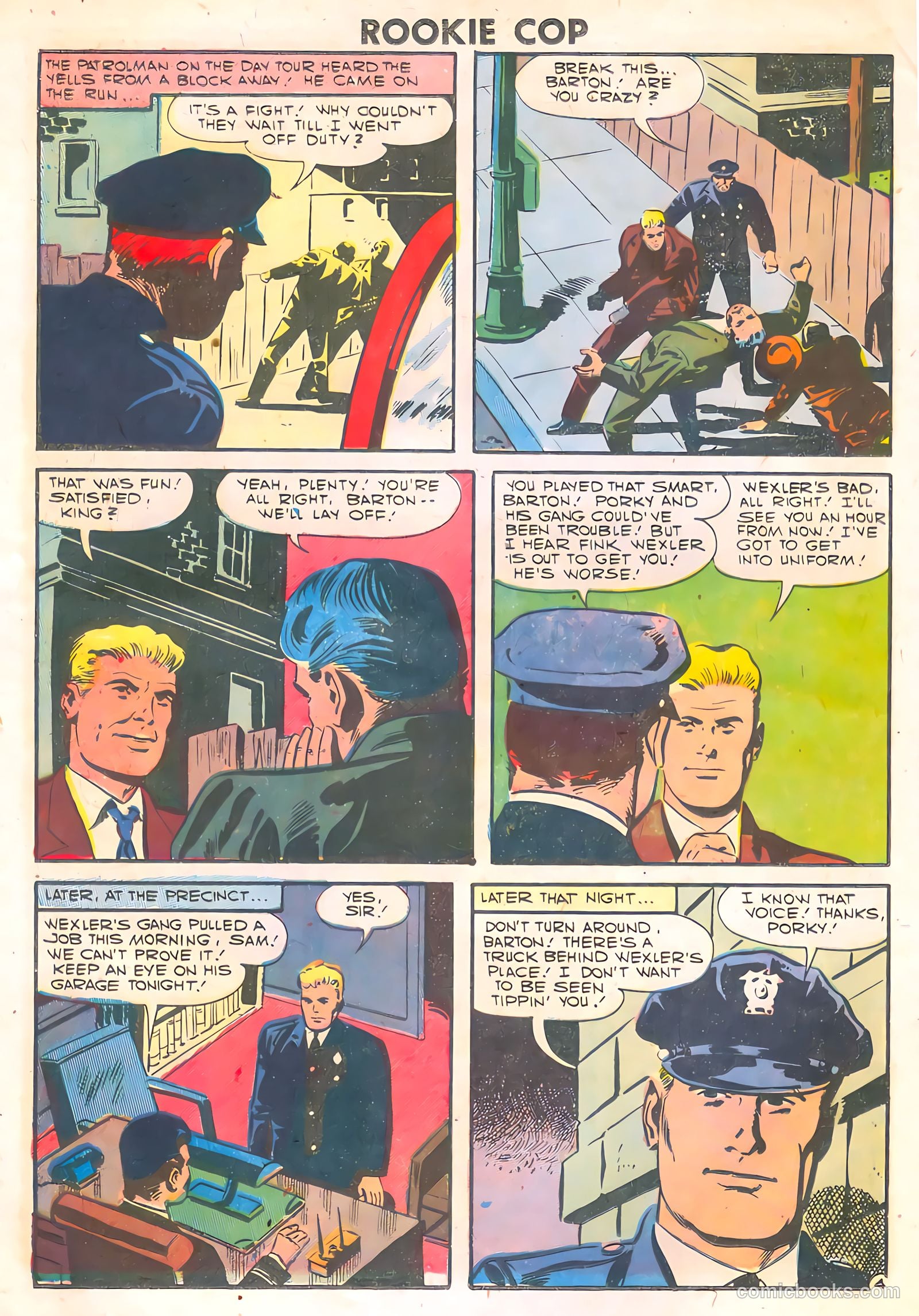 Rookie Cop #33 (1957) — page 14 of 36